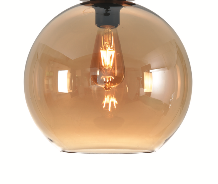 Artdelight Marino - abat-jour en verre - Ø - ambre — vue 3