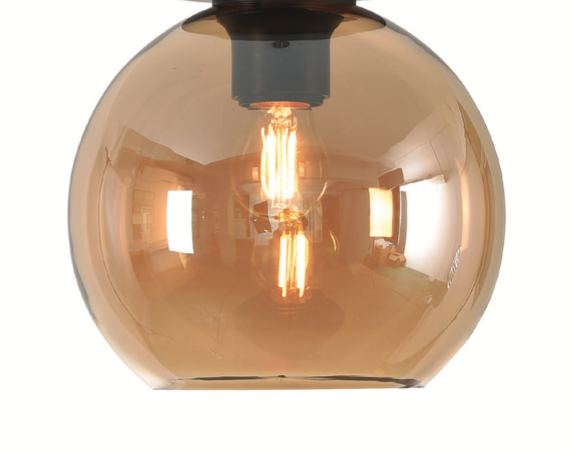 Artdelight Marino - abat-jour en verre - Ø - ambre