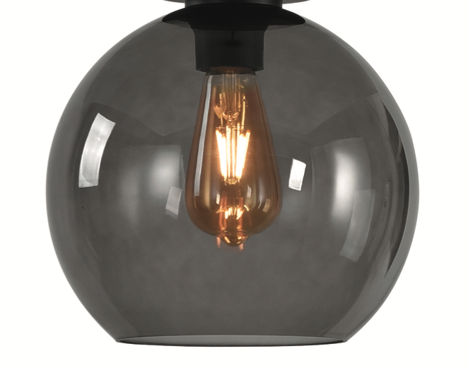 Artdelight Marino - abat-jour en verre - Ø - fumé — vue 3