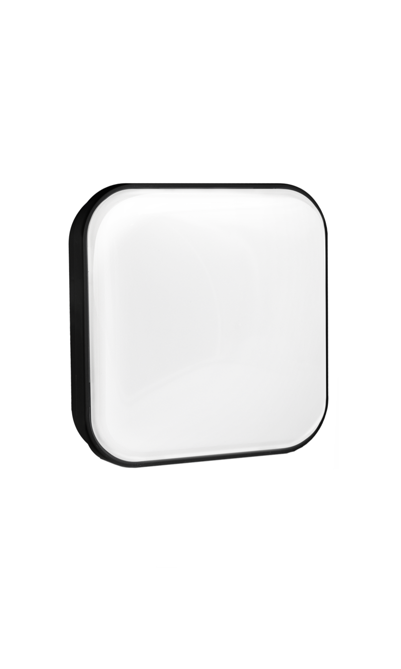 Century Italia Simply - lampe murale/plafonnier - ,2 x - 16W LED inclus - IP65 - noir