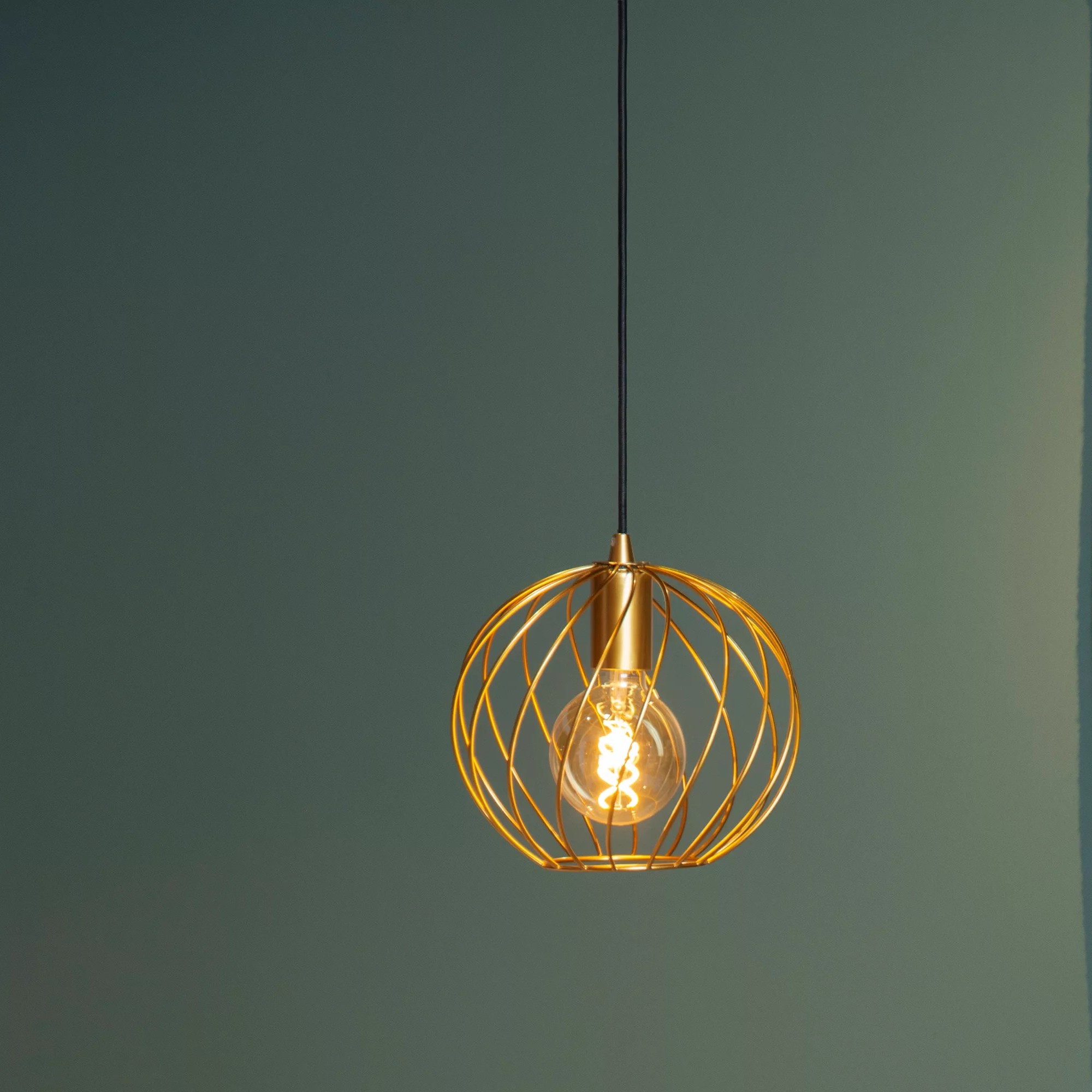 Lucide Danza - lampe suspendue - Ø cm - or — vue 3