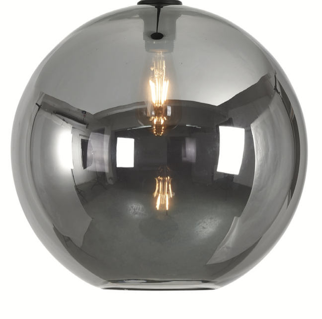 Artdelight Marino - abat-jour en verre - Ø - titan