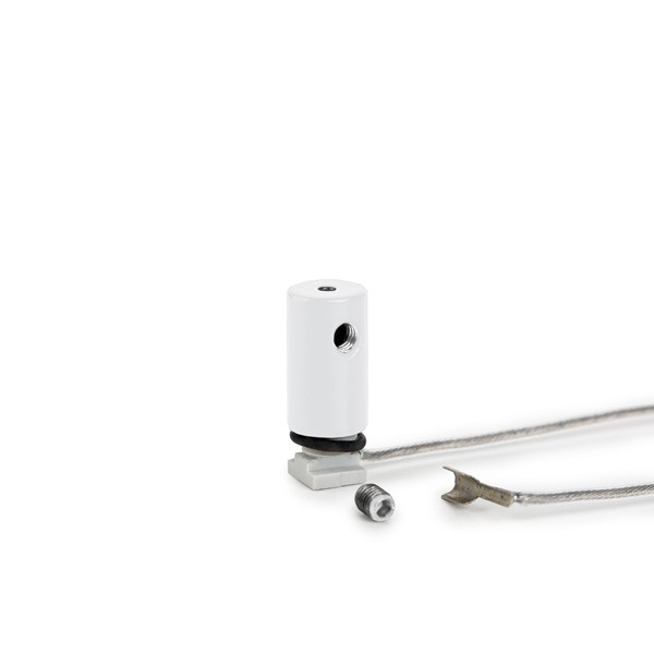 KLUS LIN-ZM - point de fixation avec câble d"alimentation - blanc