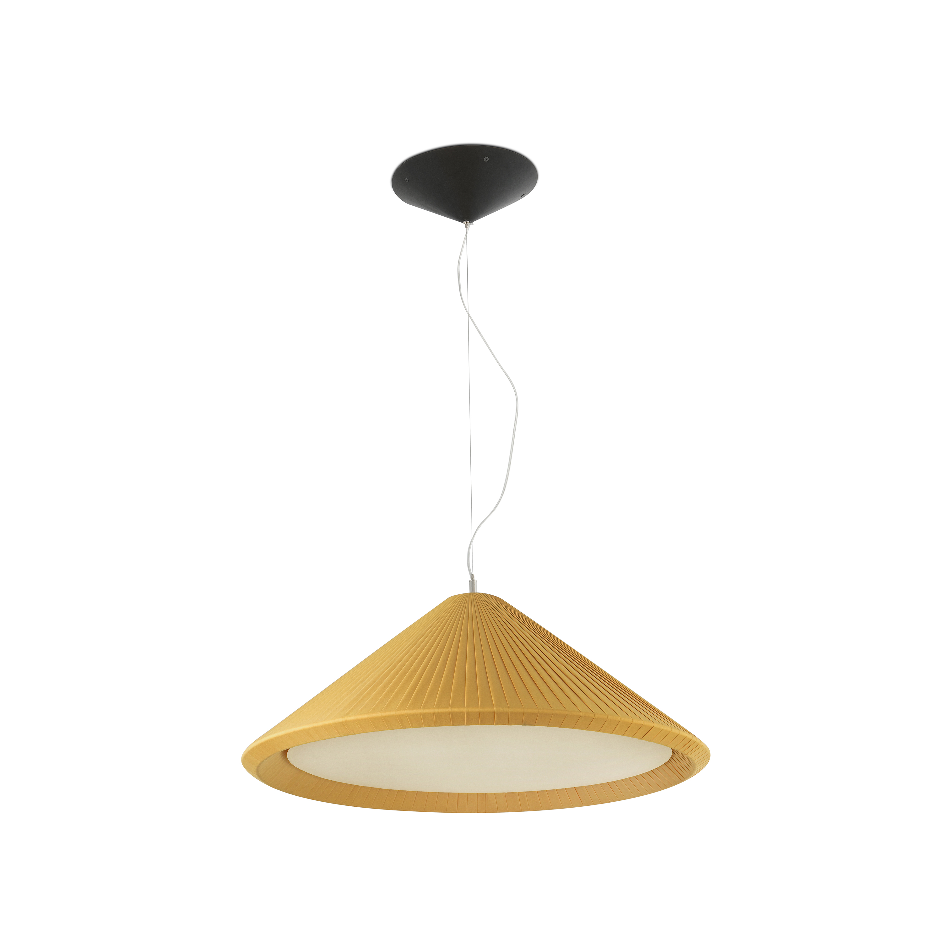 Faro Saigon-in - lampe suspendue - Ø ,5 cm - jaune