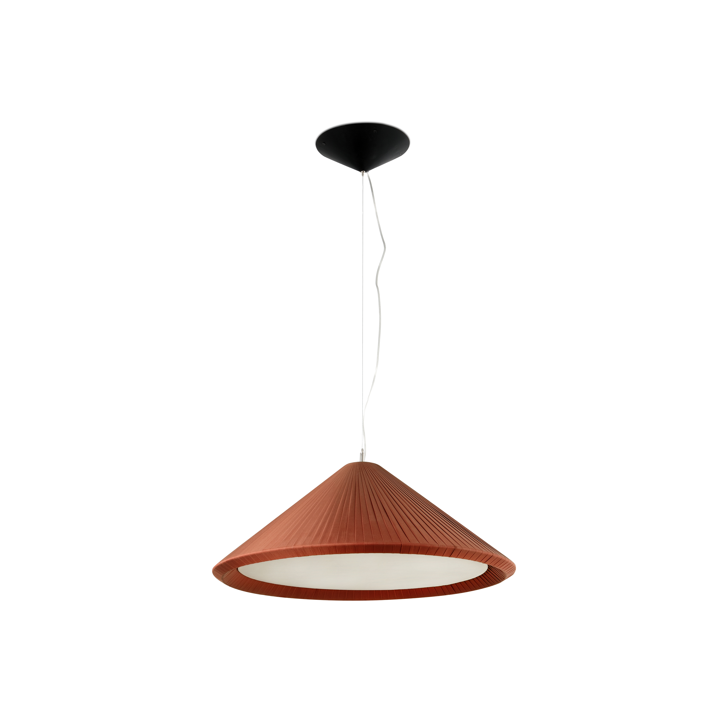 Faro Saigon-in - lampe suspendue - Ø ,5 cm - terre cuite