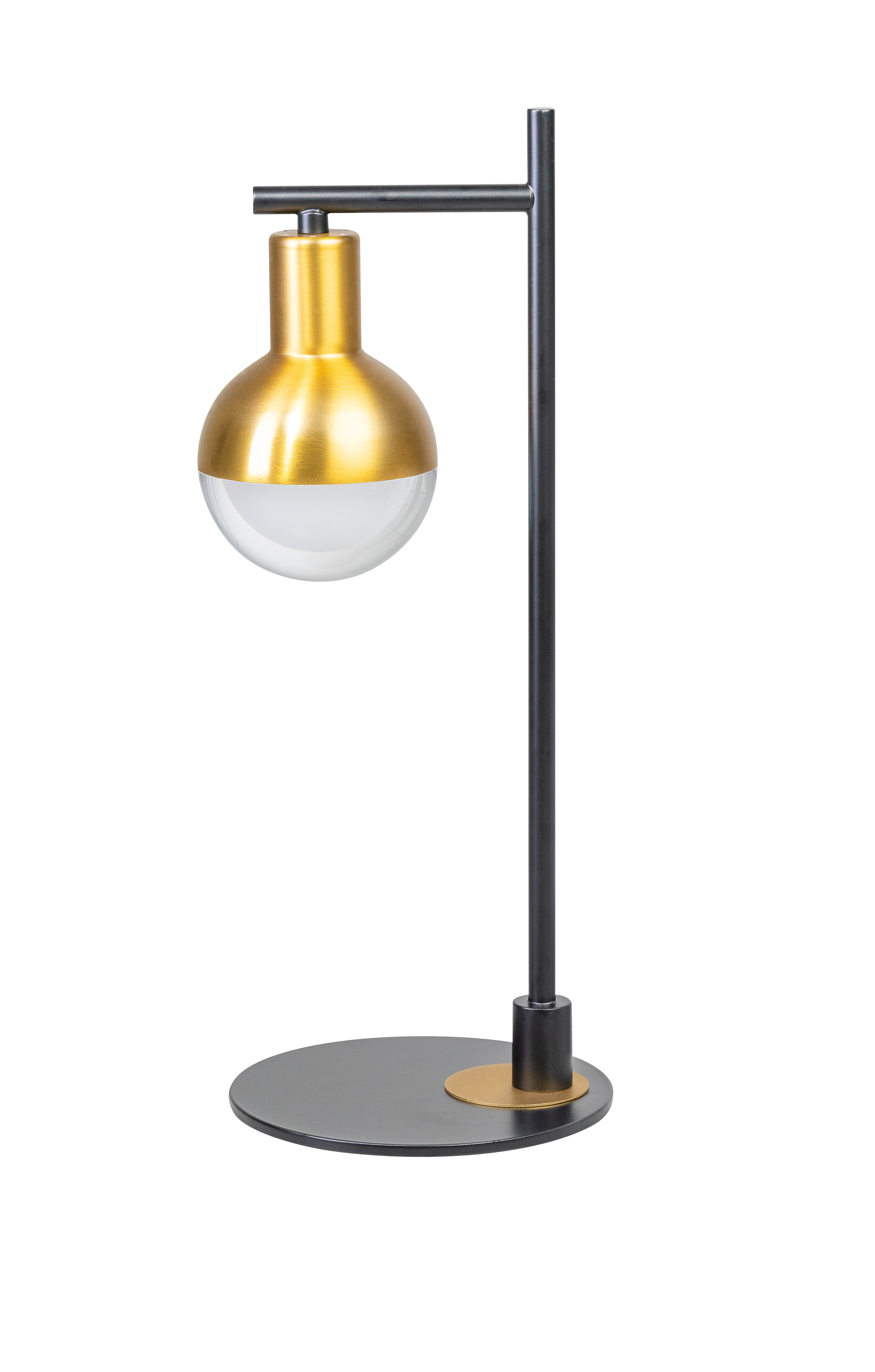 ETH Drop - lampe de table - Ø ,5 cm - noir et or
