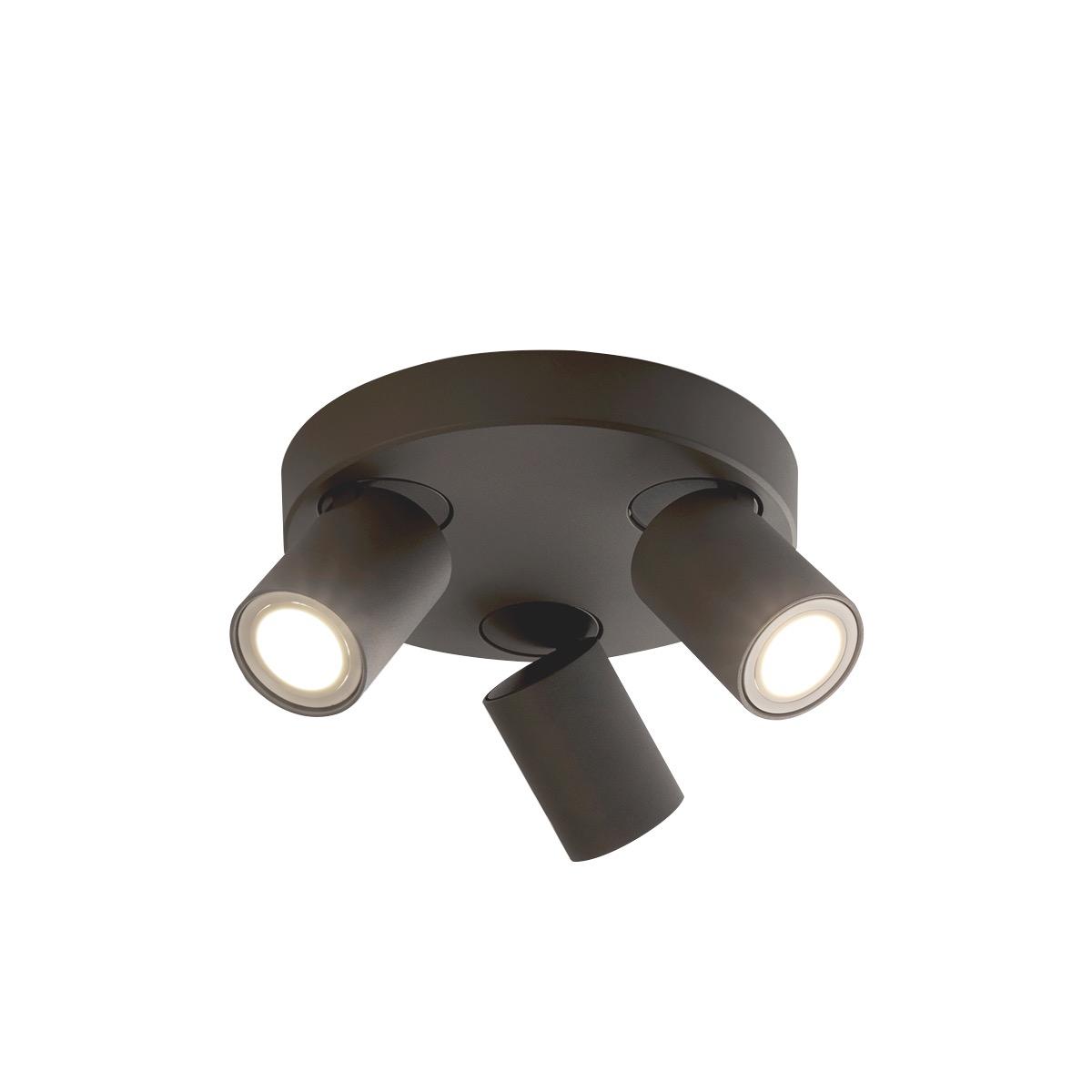Projectlight Phoebe - spot en saillie 3L - Ø cm - noir