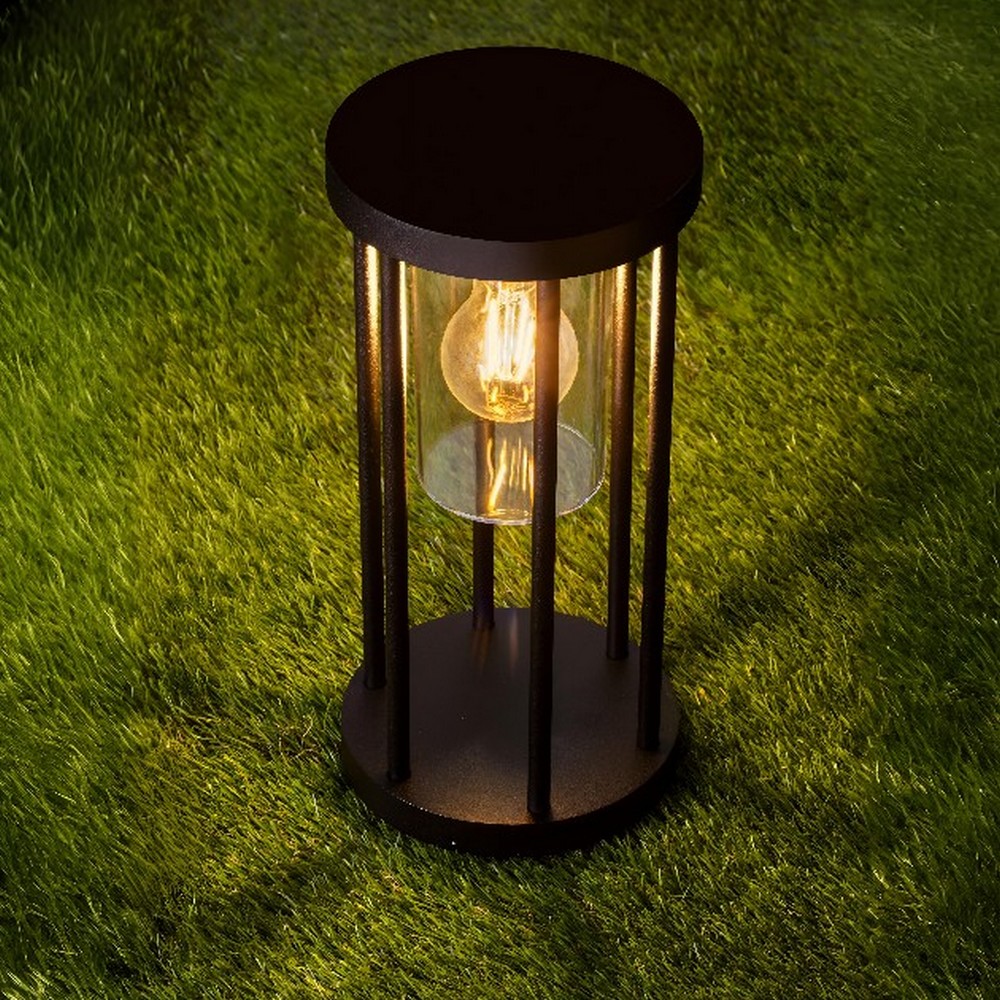 Nova Luce Elysium - lampe de jardin - Ø cm - IP65 - anthracite foncé
