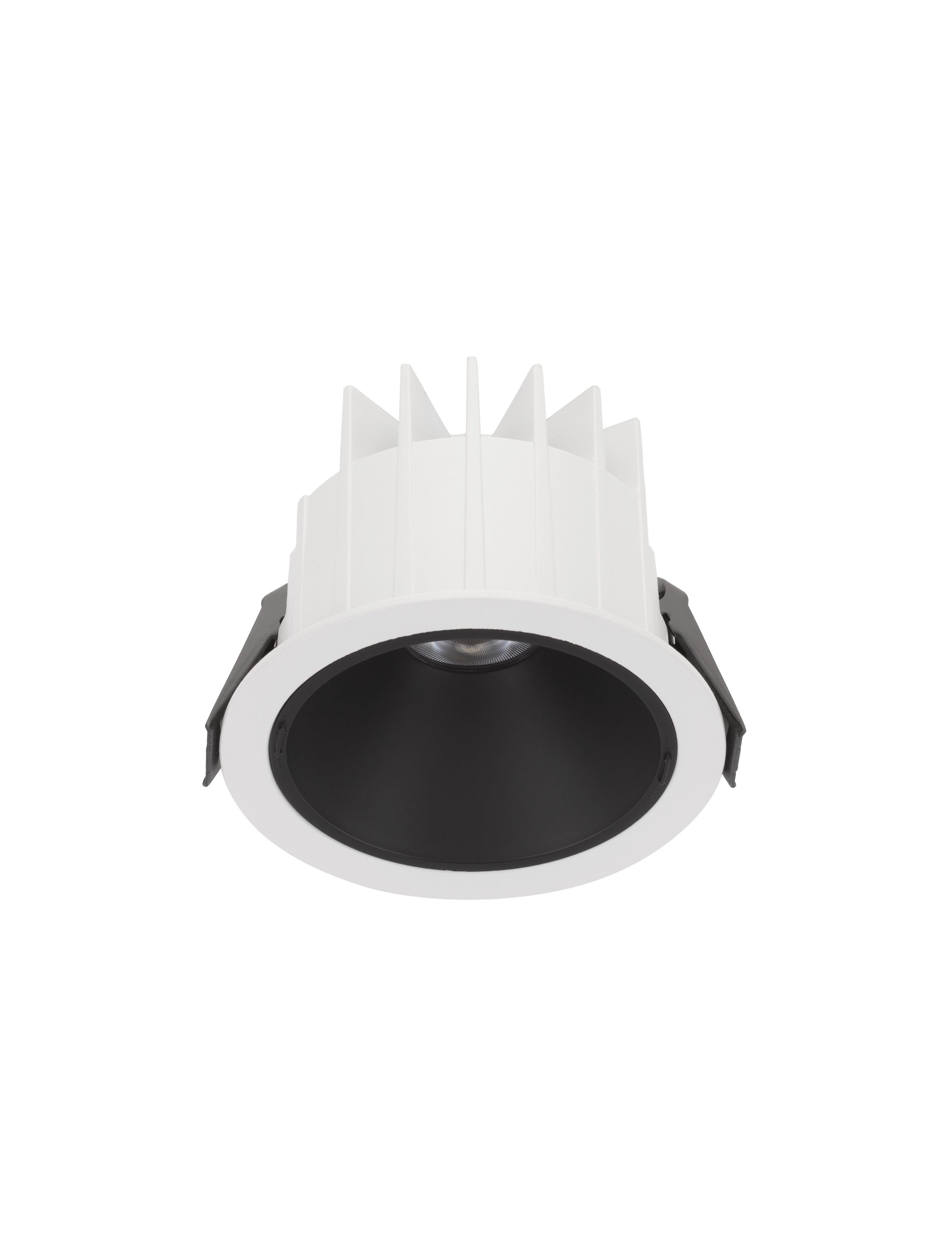 Nova Luce Brady - spot encastré - Ø ,5 cm - Ø 90 mm encastré - 10W LED inclus - IP67- blanc avec noir