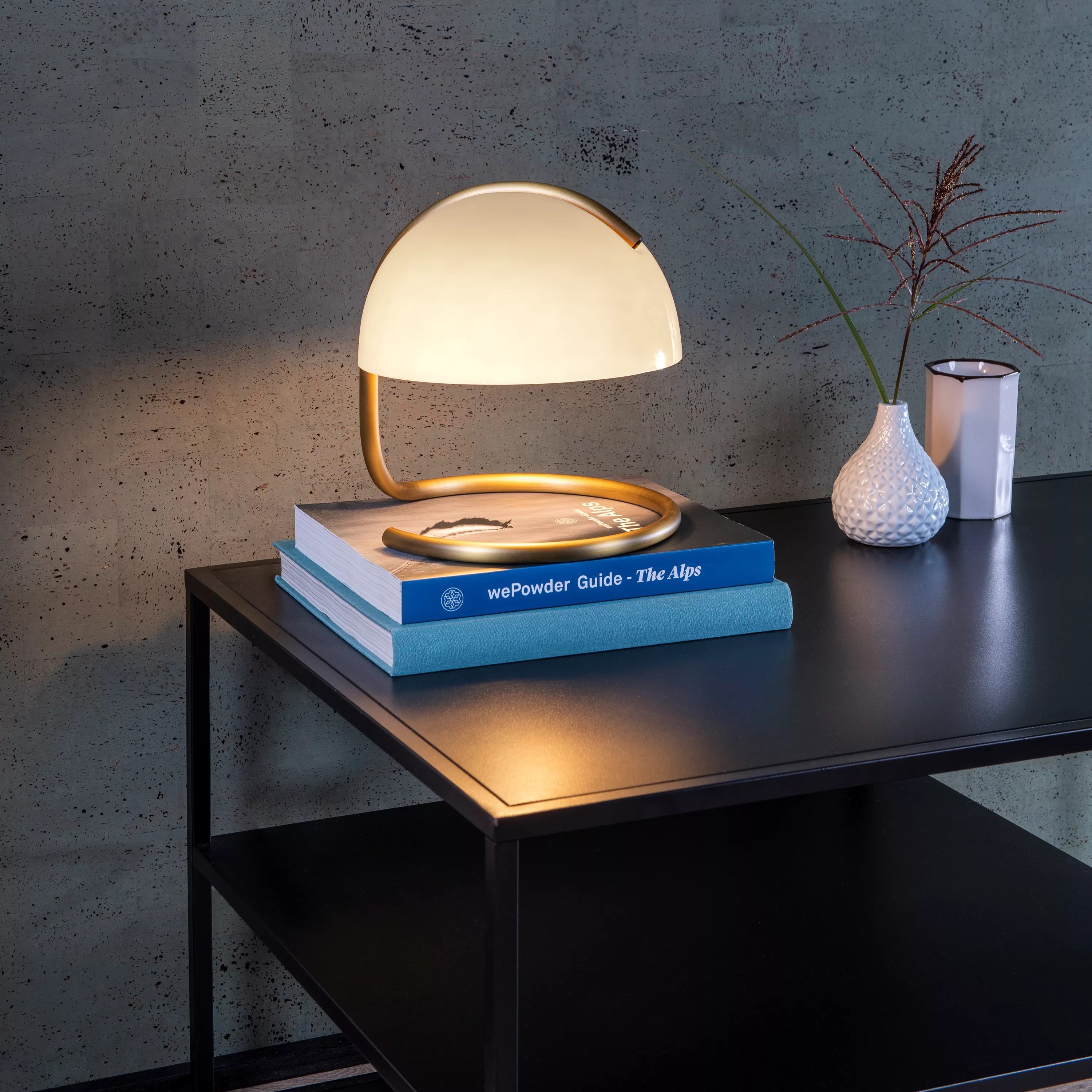 Lucide Cato - lampe à poser - Ø 23,5 x - blanc