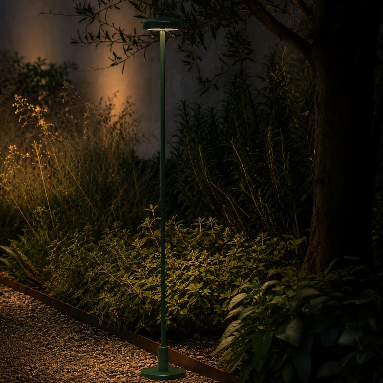 VK Lighting Jade - lampe de jardin - Ø ,4 cm - 1W LED inclus - IP65 - vert — vue 3
