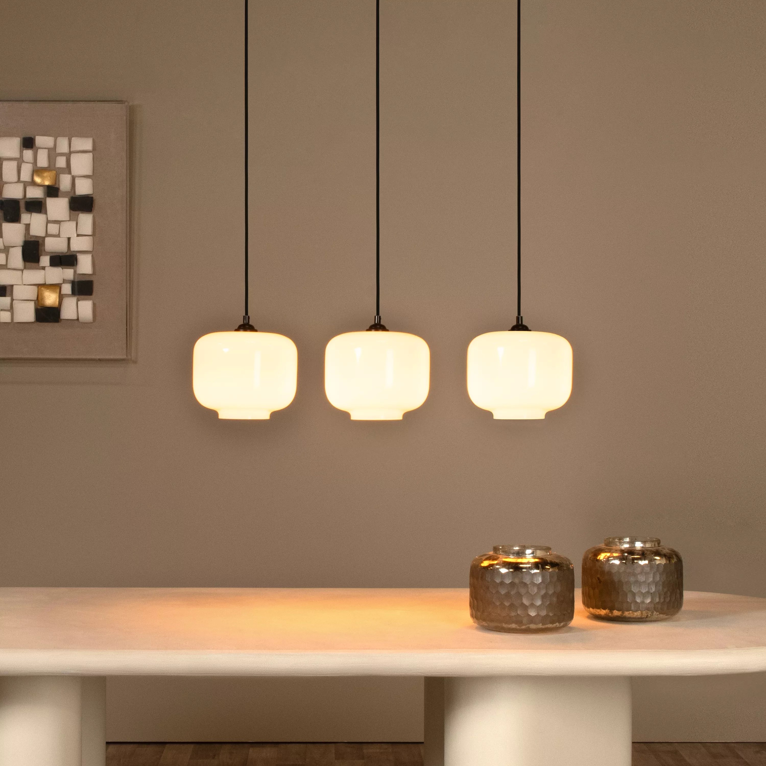 Lucide Medine - lampe suspendue - x 159,7 cm - blanc