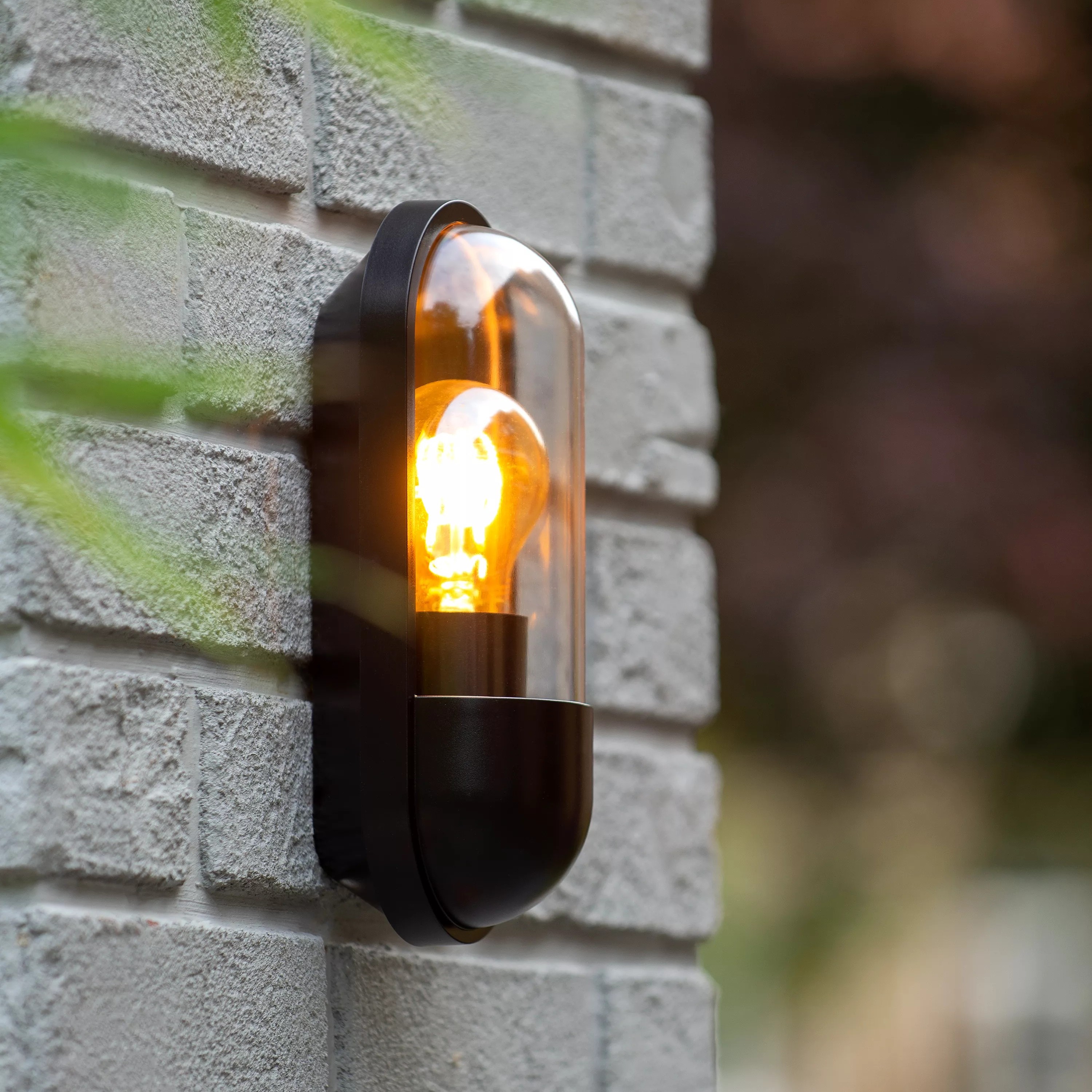Lucide Capsule - applique d"extérieur - 8,8 x 9,6 x - IP54 - noir