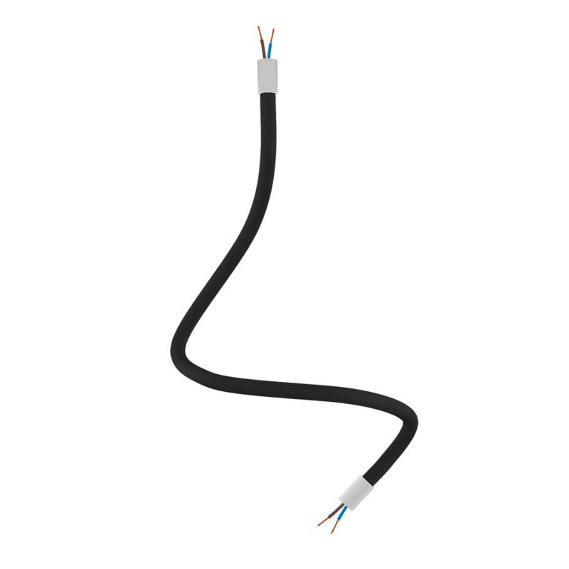 Creative Cables - Tube flexible recouvert de textile - - blanc