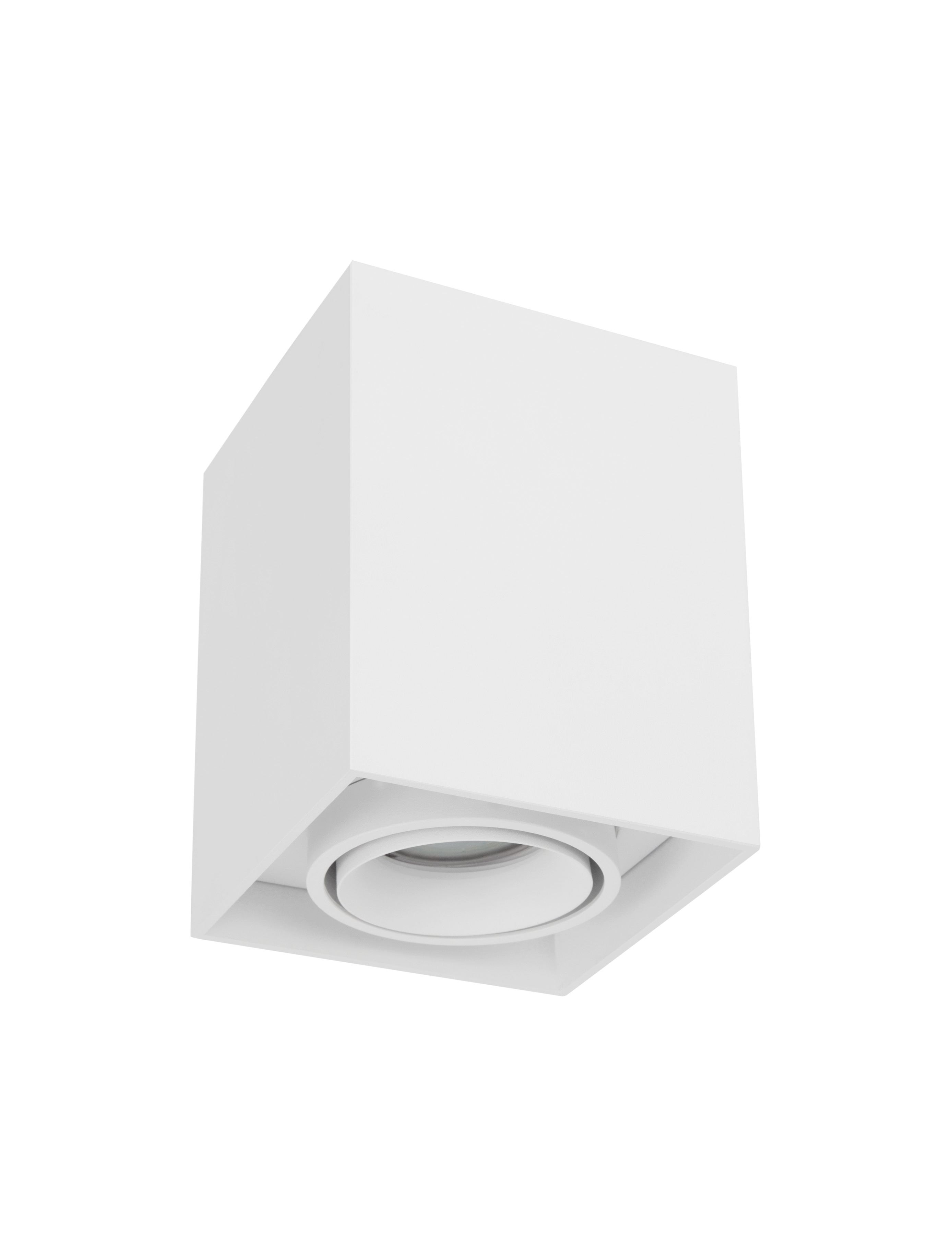 Nova Luce Rende - spot en saillie - 9,6 x 9,6 x - blanc