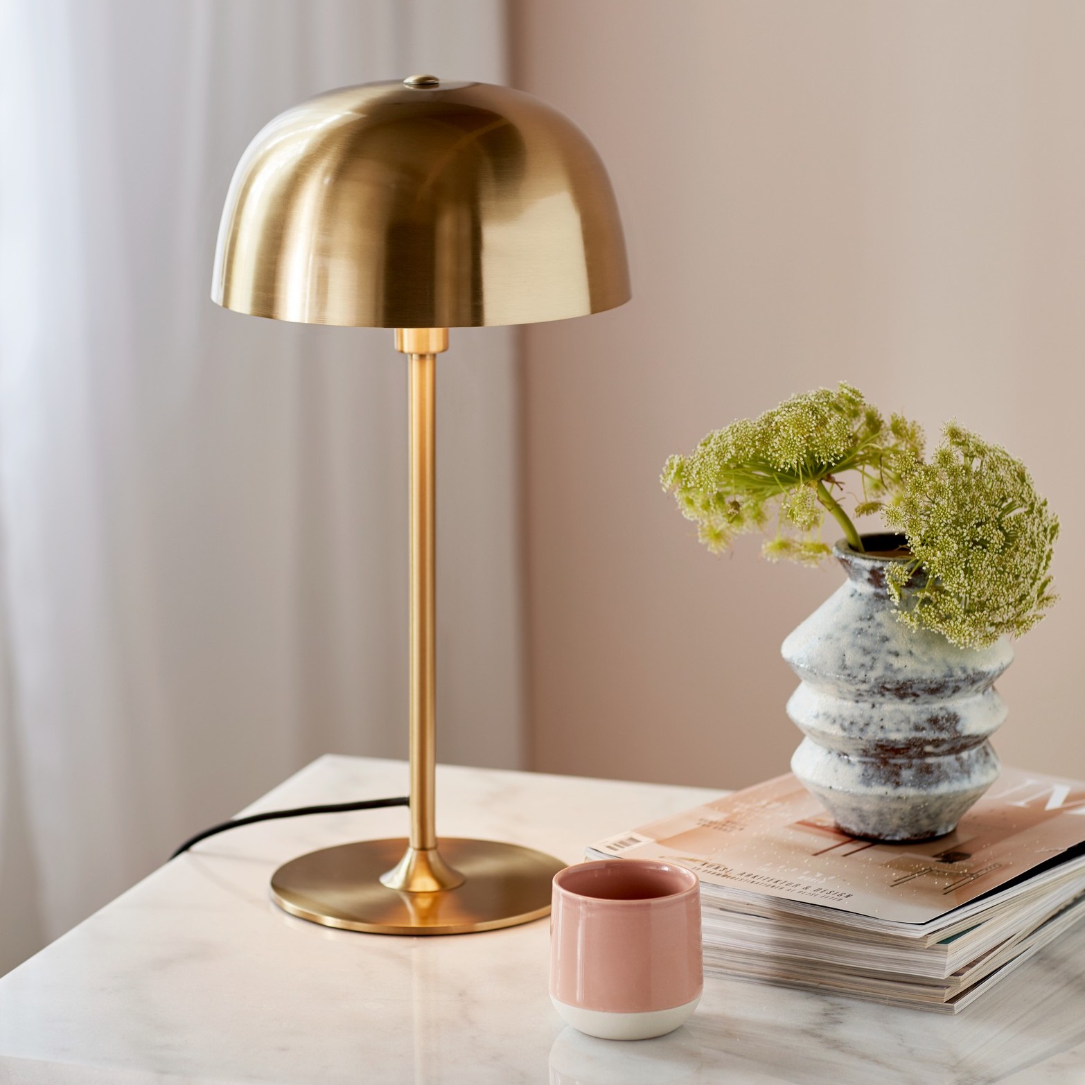 Nordlux Cera - lampe à poser - Ø cm - laiton