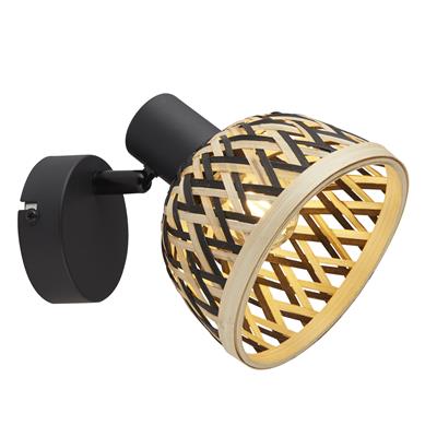 Searchlight Lance - spot en saillie - Ø cm - noir