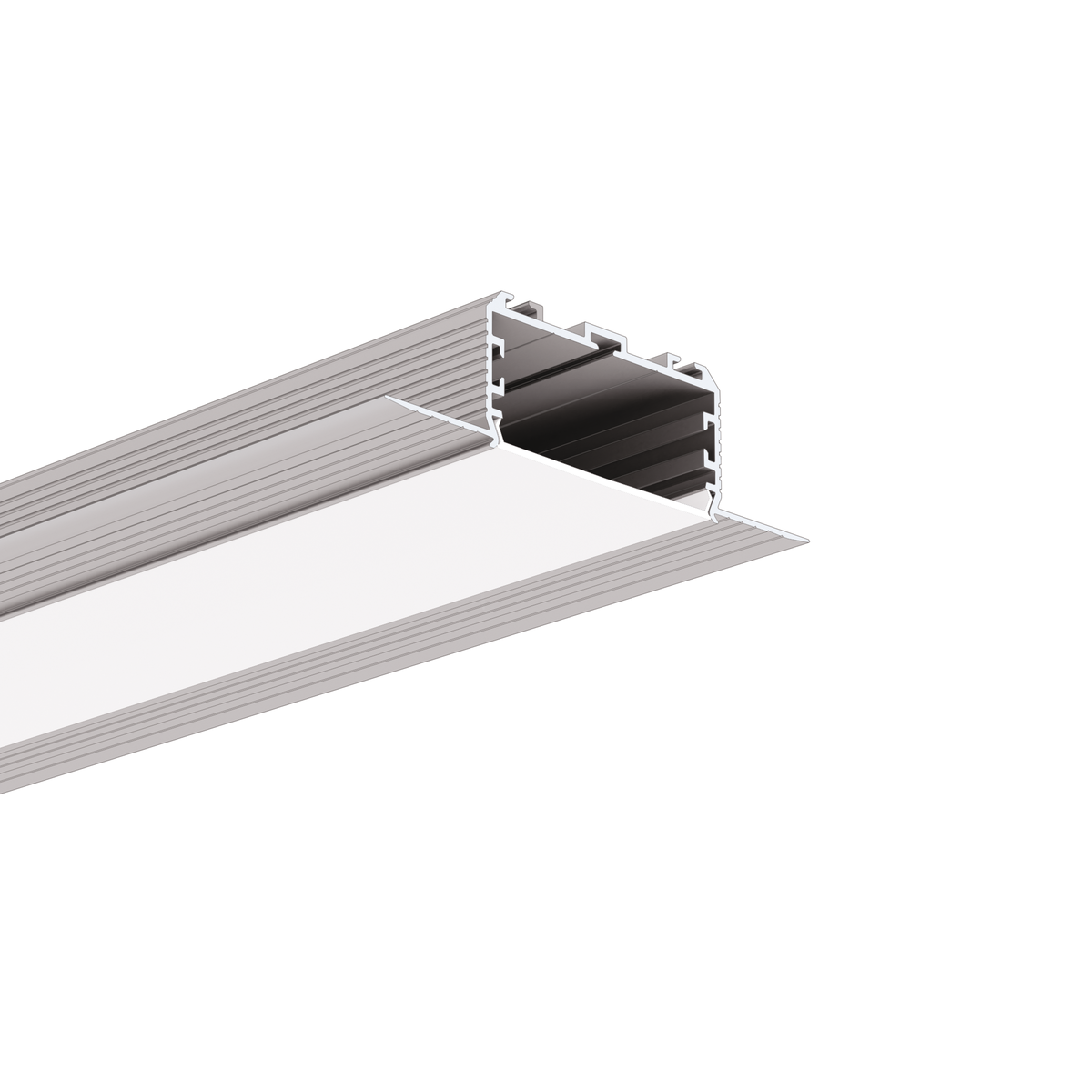 Klus Kozel-50 - profilé LED encastré - largeur de fenêtre 4, - aluminium