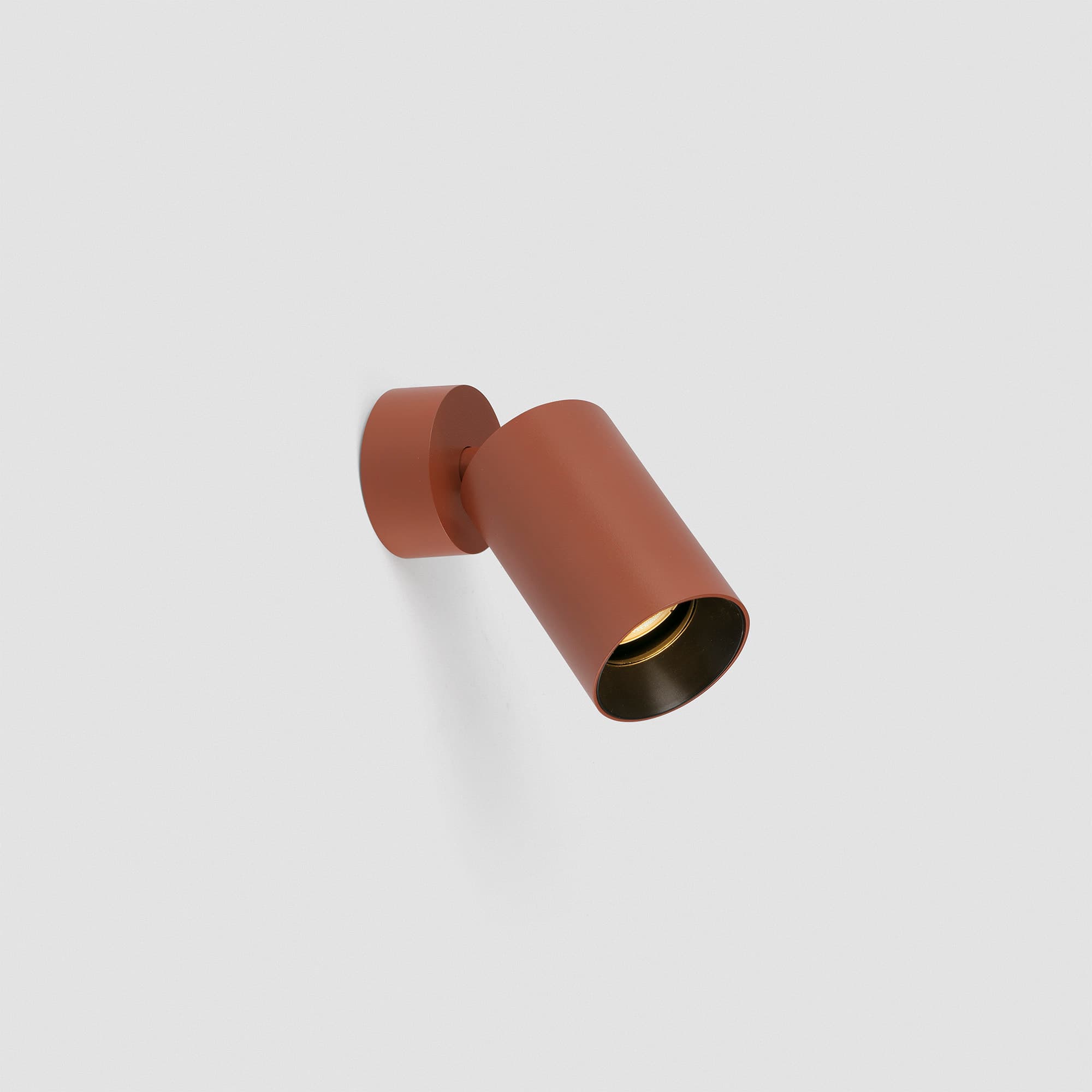 Faro Stan - spot en saillie 1L - Ø ,1 cm - Terracotta