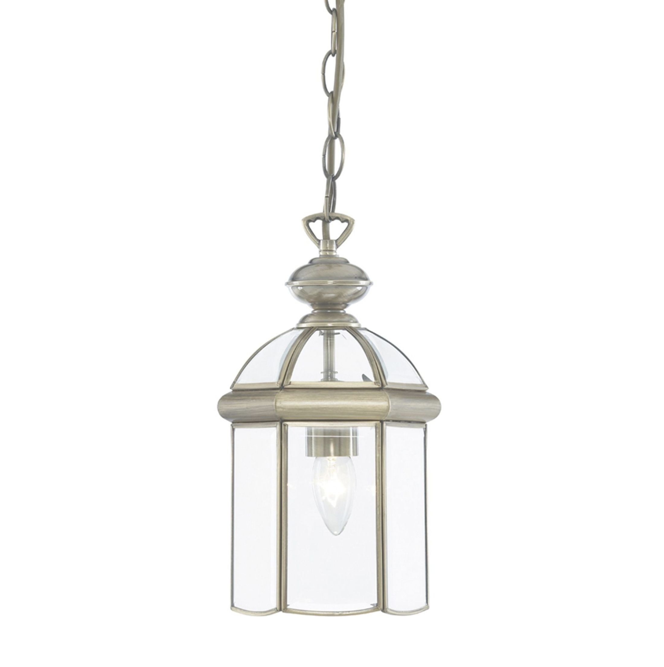 Searchlight Lanterns - lampe suspendue - Ø cm - laiton antique
