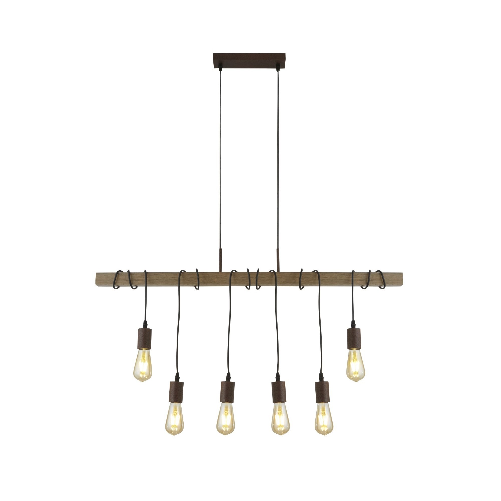 Searchlight Barn - lampe suspendue - x - marron