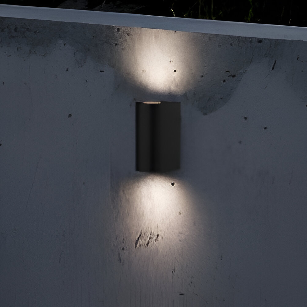 Nordlux Asbol - applique murale extérieure - 6,7 x ,5 cm - 6,5W LED inclus - IP44 - noir