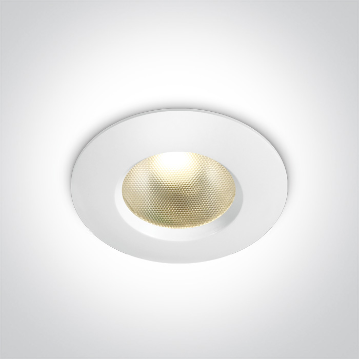 ONE Light IP65 CCT V - spot encastré - Ø 85 mm, Ø 72 mm encastré - 7W LED dimmable inclus - IP65 - blanc