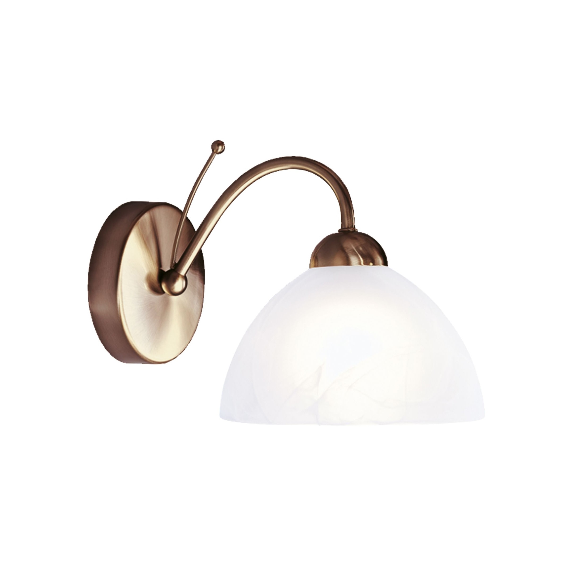 Searchlight Milanese - applique murale - cm - laiton antique
