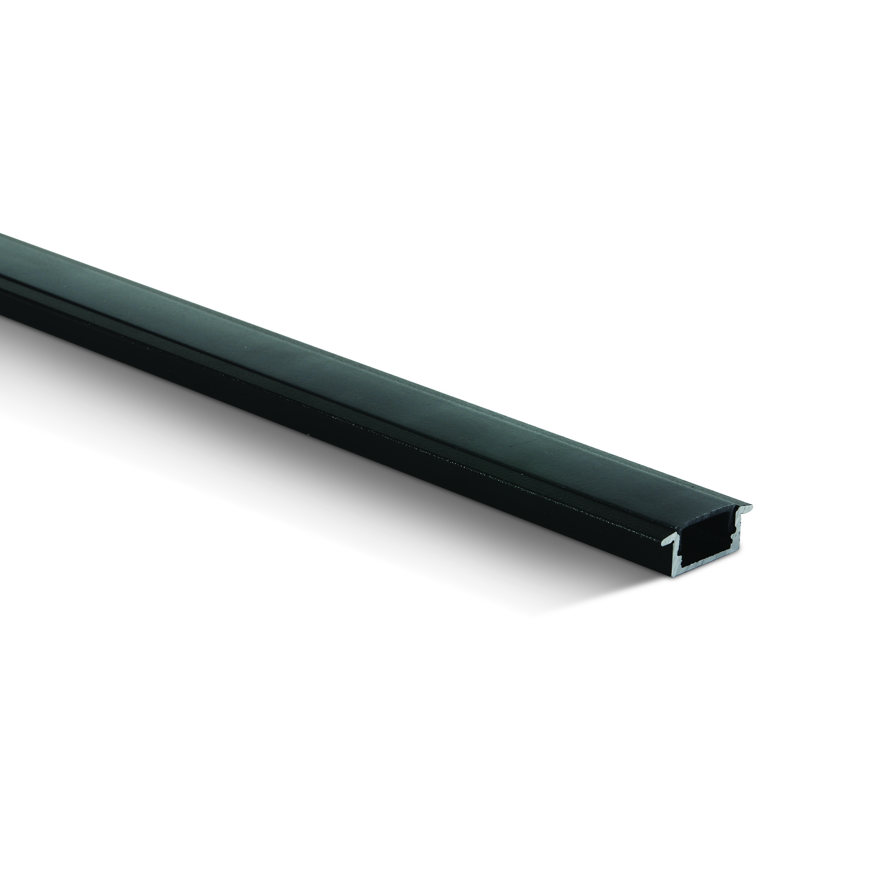 ONE Light Black Profiles Series - profilé encastrable LED - 2,3 x 0,9 cm - longueur - noir