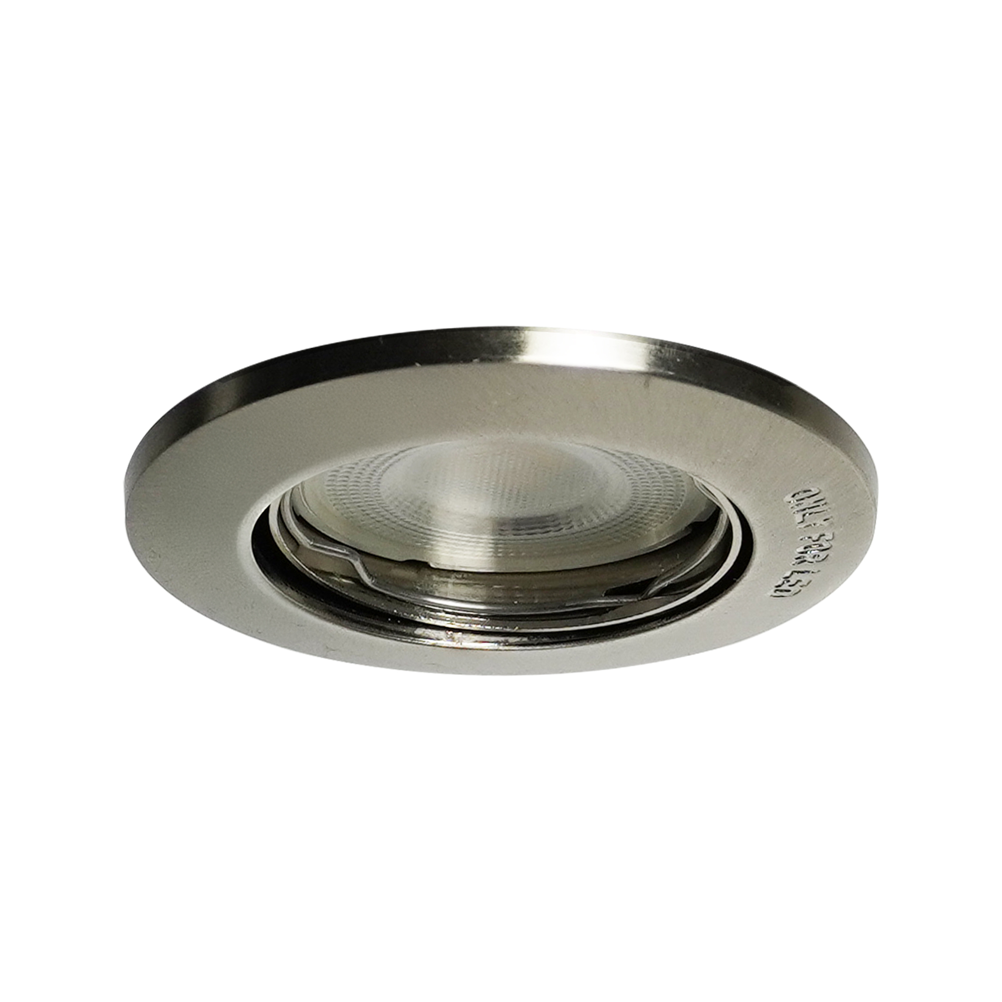 Nordlux Mixit - spot encastré - Ø 85 mm, Ø 76 mm taille d"encastrement - IP23 - acier brossé