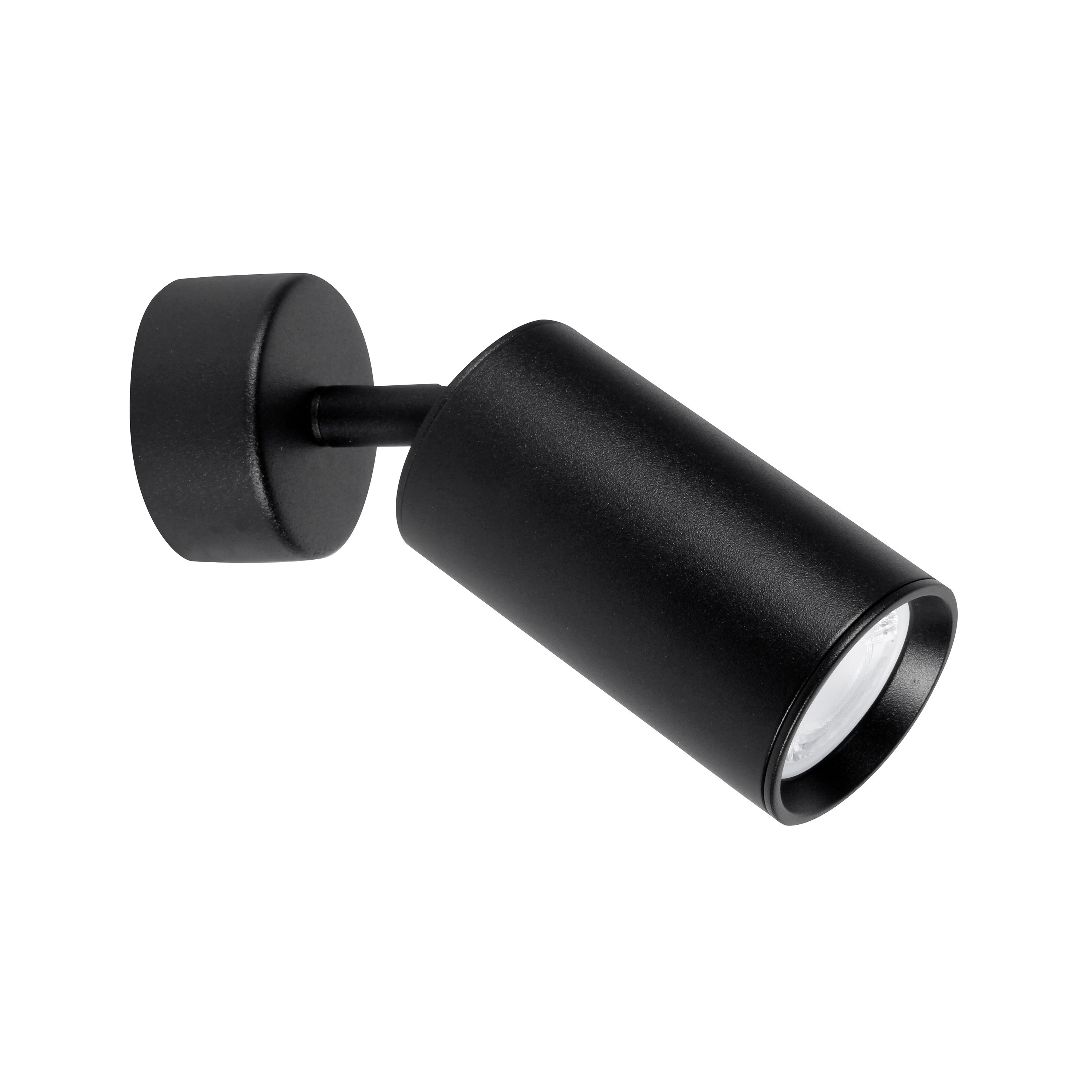 Nova Luce Wan - spot en saillie - Ø 5,6 x - noir
