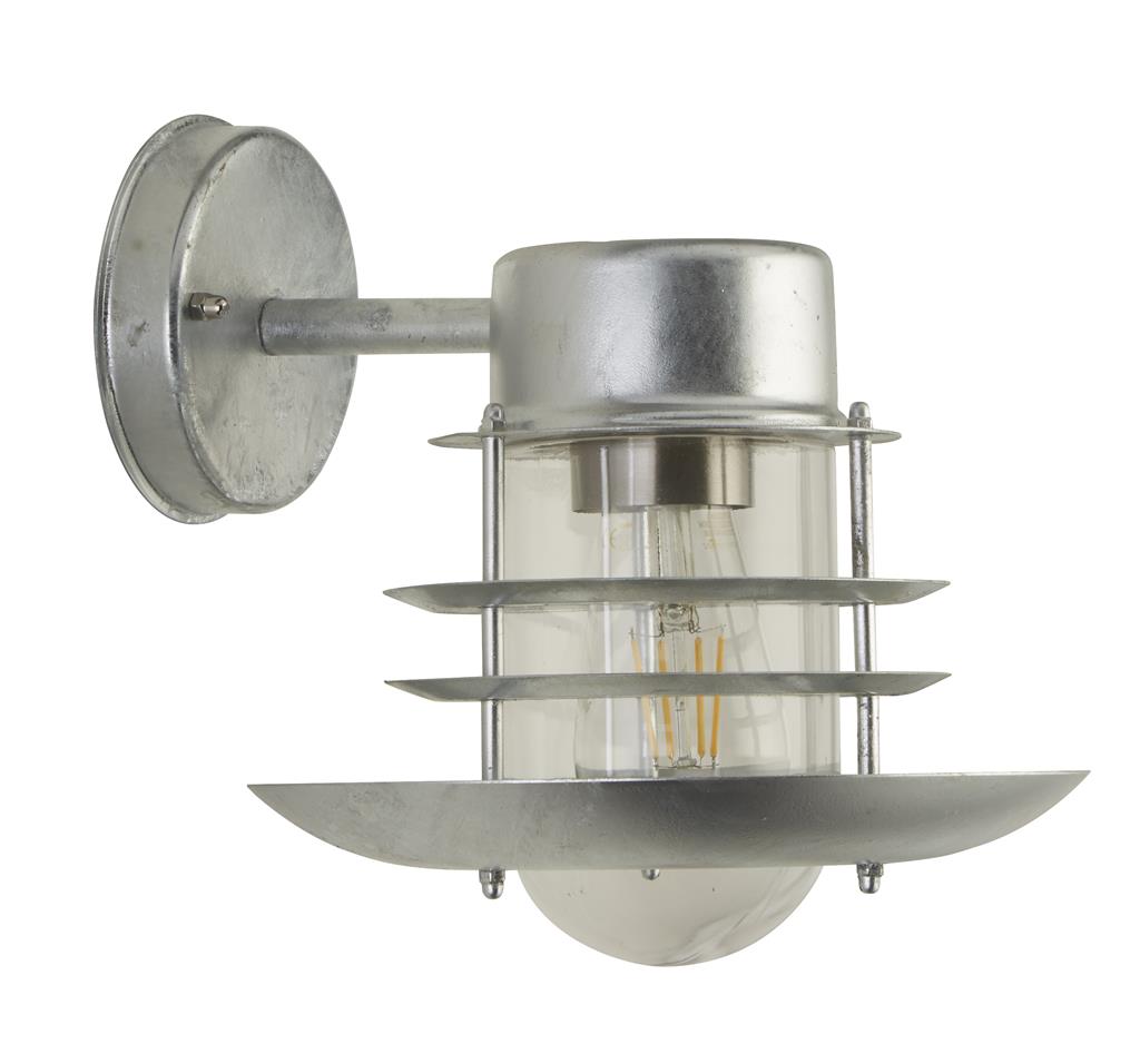 Searchlight Conrad - lampe murale extérieure - cm - IP44 - argent galvanisé