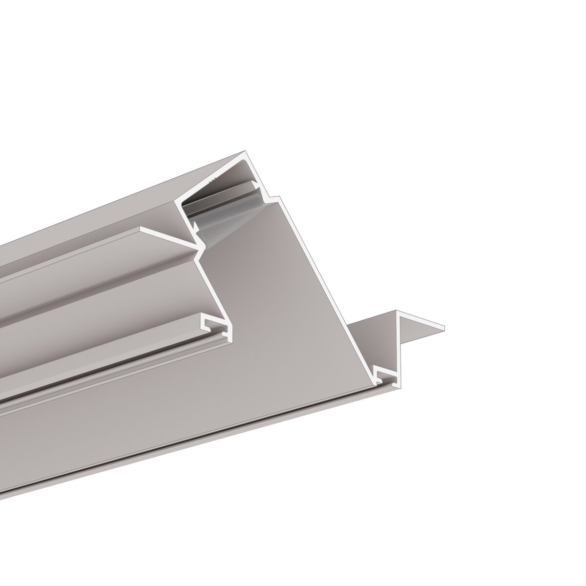 Klus Dipok-us - profilé LED encastré pour plaque de plâtre 16 mm - largeur de fenêtre 2,2 cm - aluminium