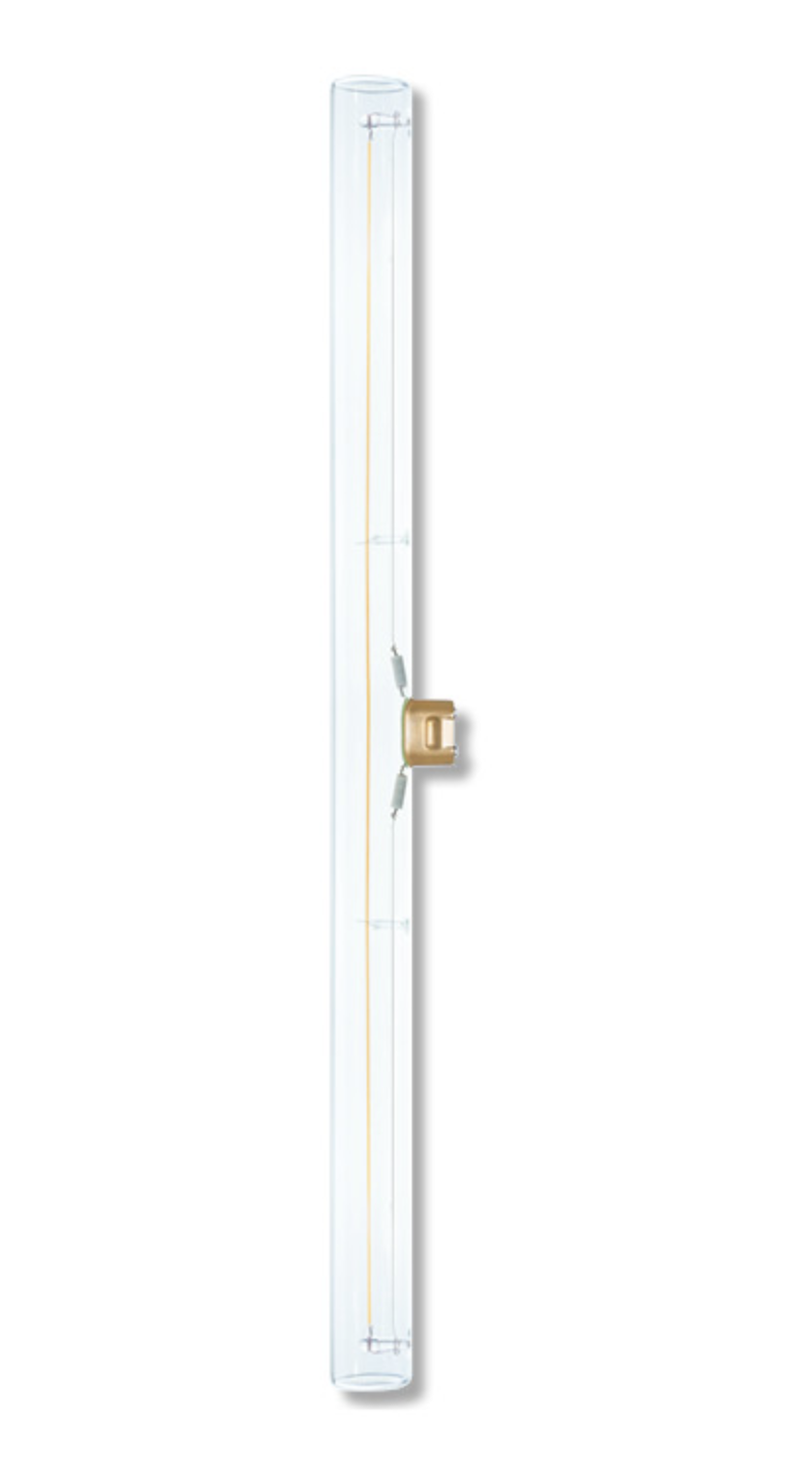 Segula ampoule LED - Design Line - Ø cm - S14d - 8W dimmable - 1900K - transparent