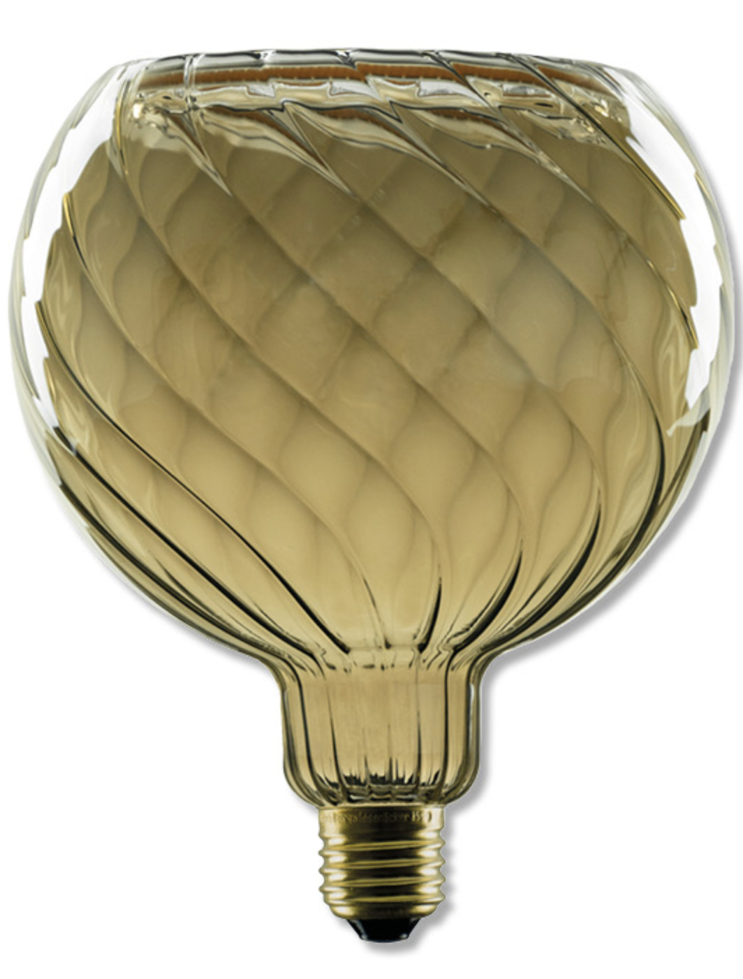 Segula Ampoule LED - Floating Line Twisted - Ø ,5 cm - E27 - 6W dimmable - 1900K - fumé