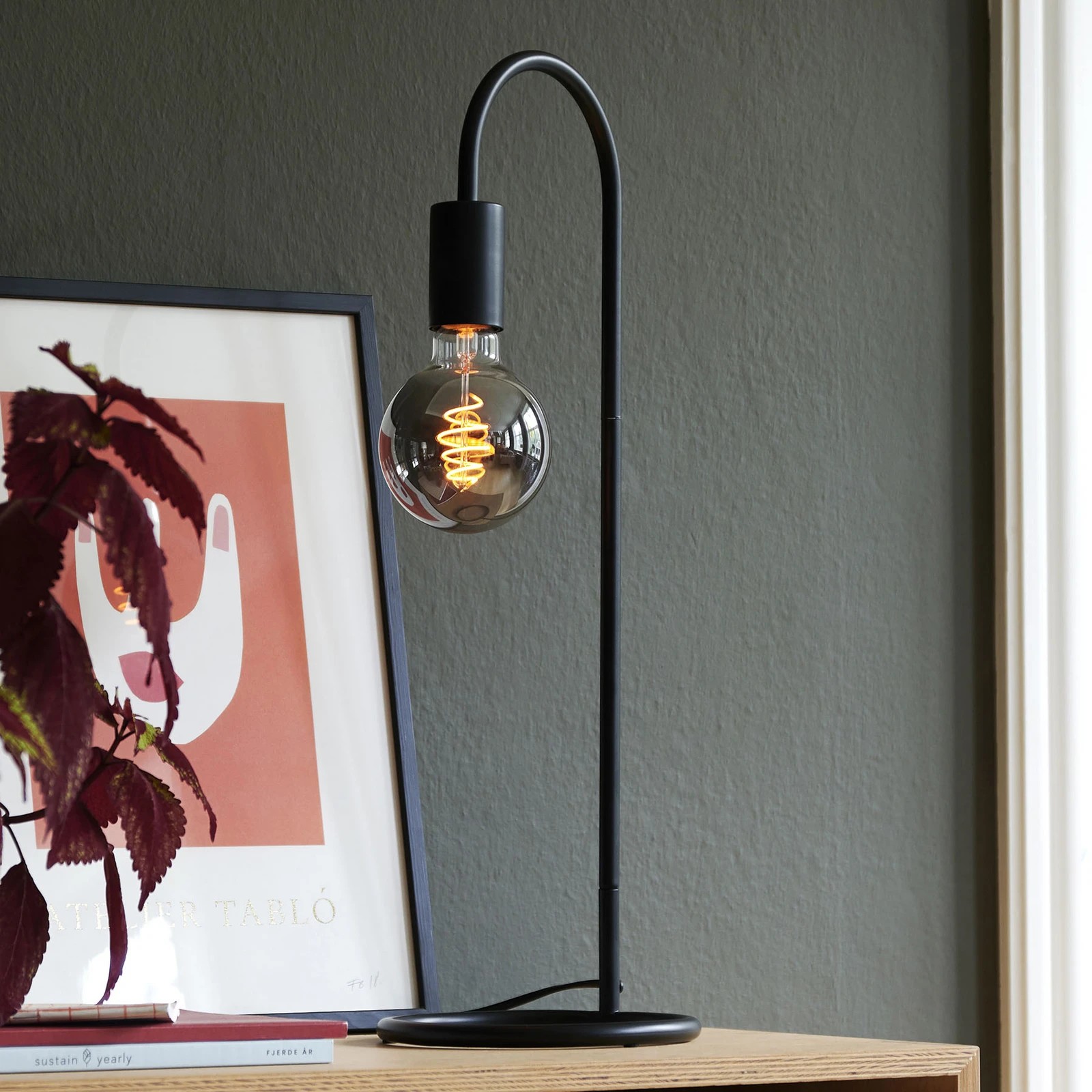 Nordlux Paco - lampe à poser - Ø cm - noir