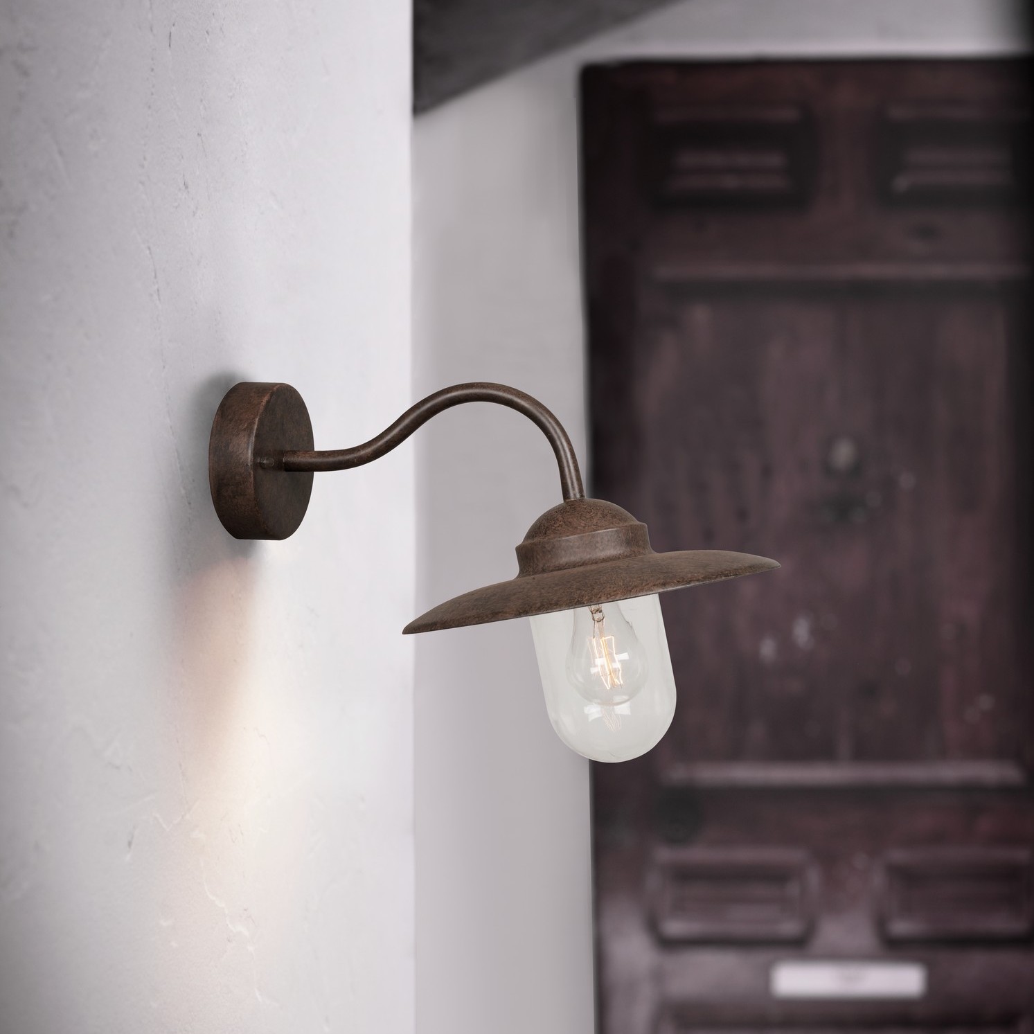 Nordlux Luxembourg - applique d"extérieur - 27,5 x - IP54 - rouille