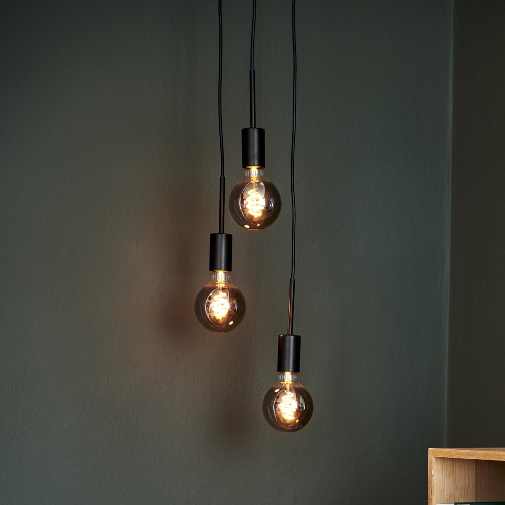 Nordlux Paco - lampe suspendue - Ø 22,6 x 217,3 cm - noir