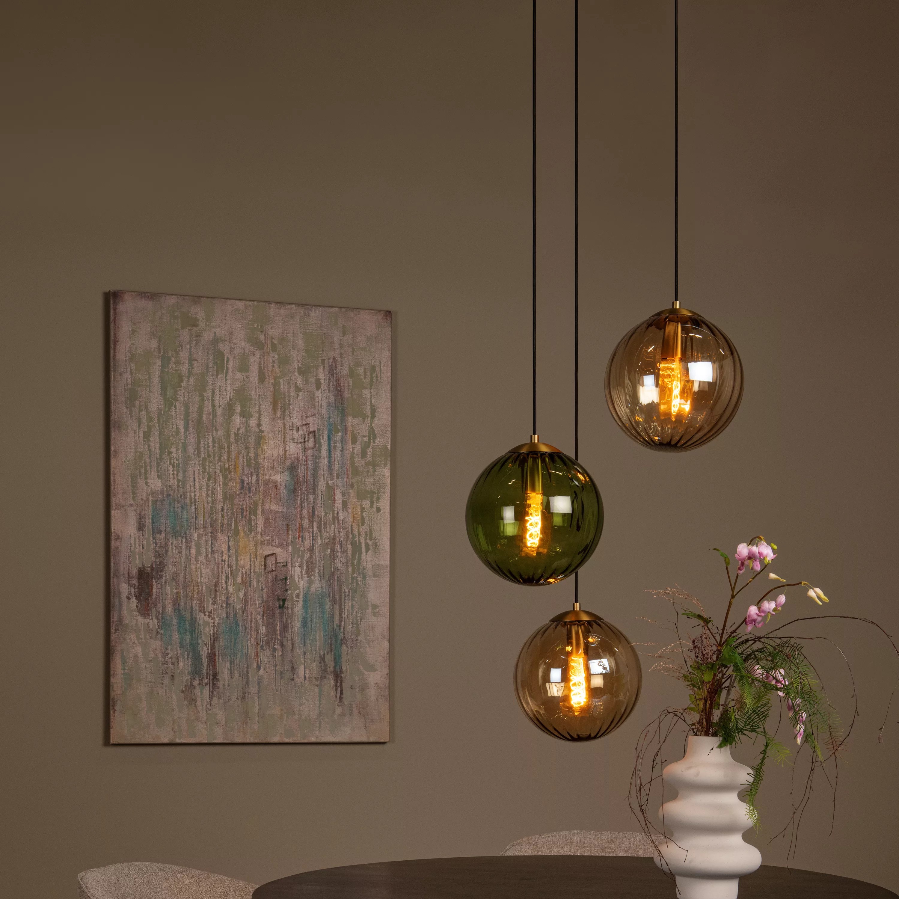 Lucide Monsaraz - lampe suspendue - Ø cm - multicolore