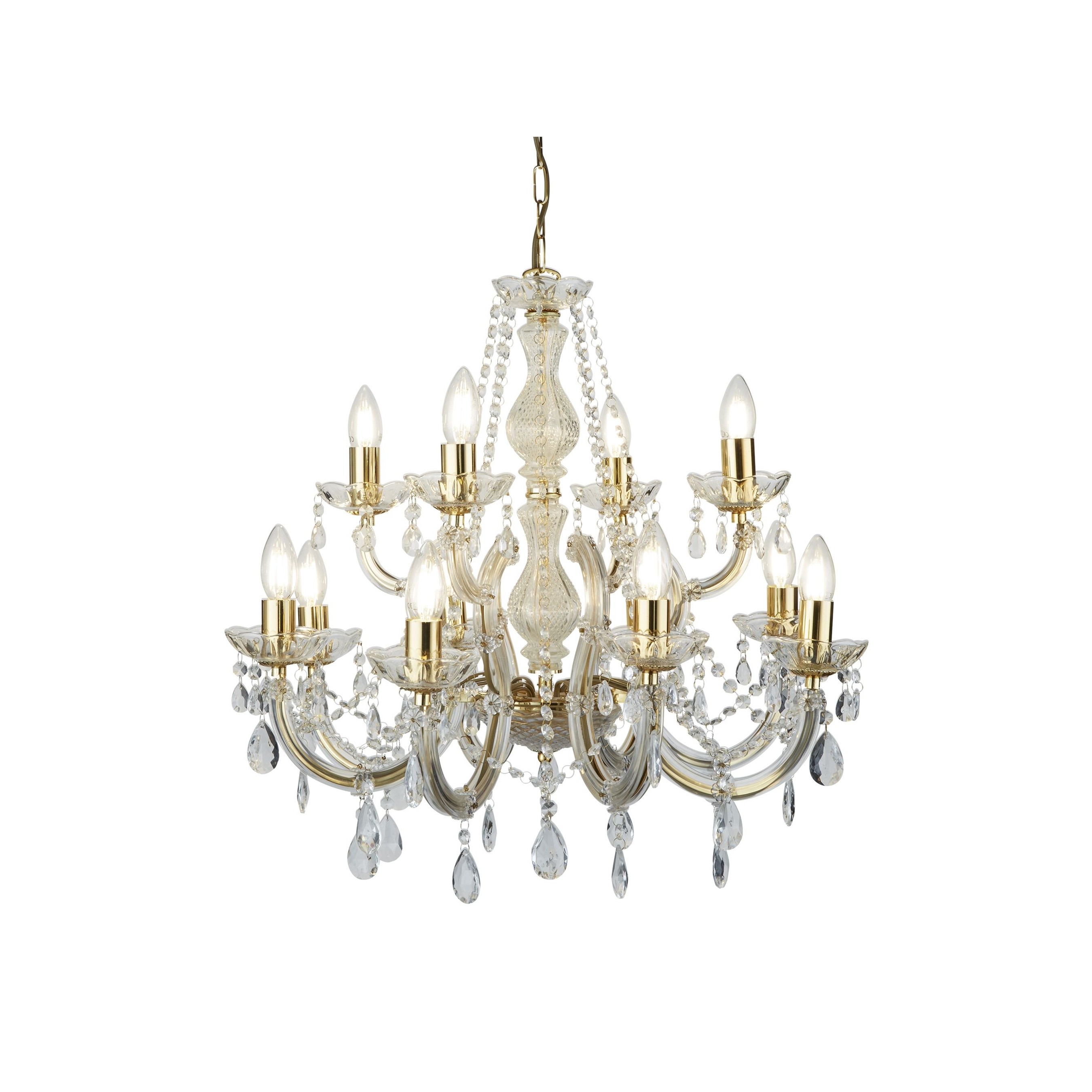 Searchlight Marie Therese - lustre - Ø cm - or — vue 3