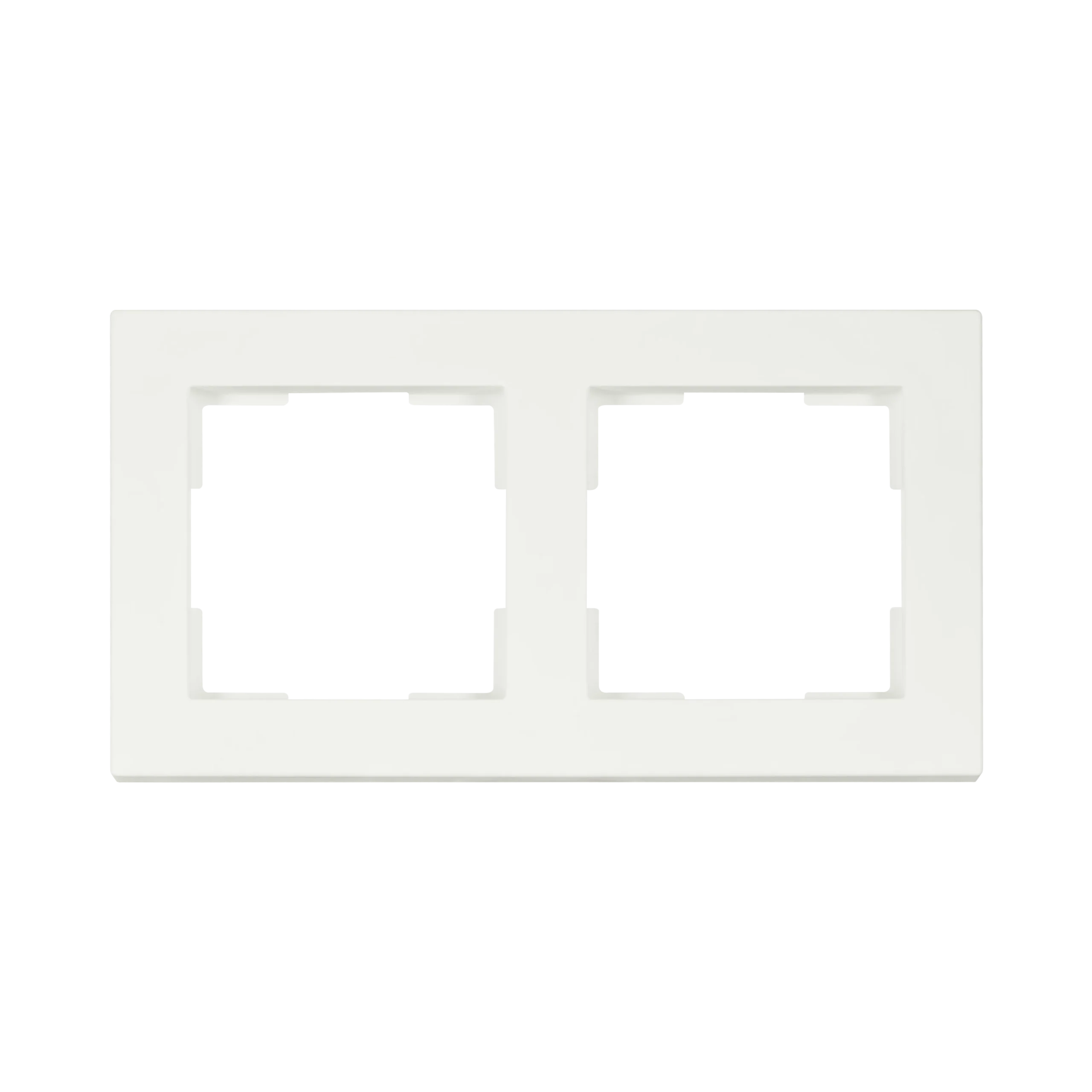 Ion Industries V1 - cadre de couverture double - blanc mat
