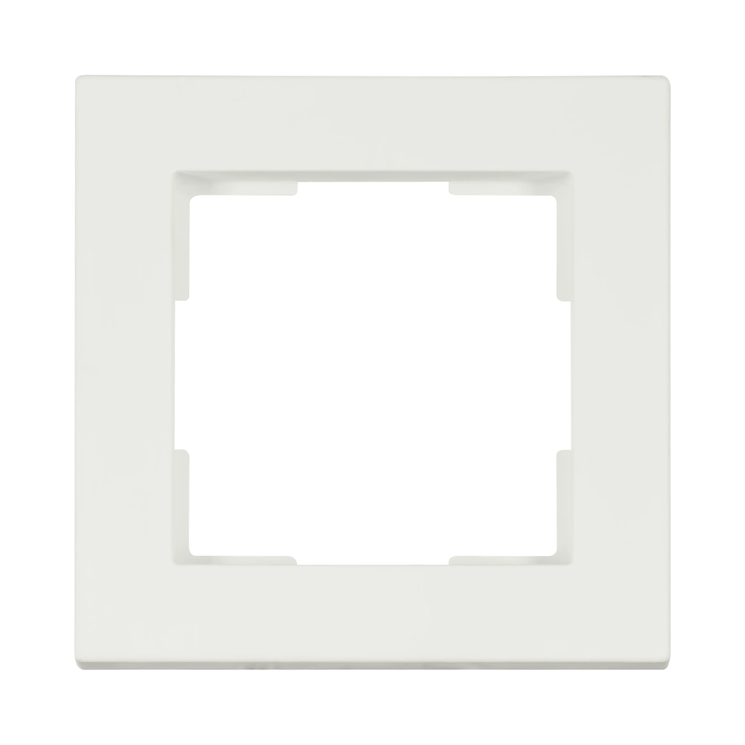 Ion Industries V1 - cadre de recouvrement simple - blanc mat