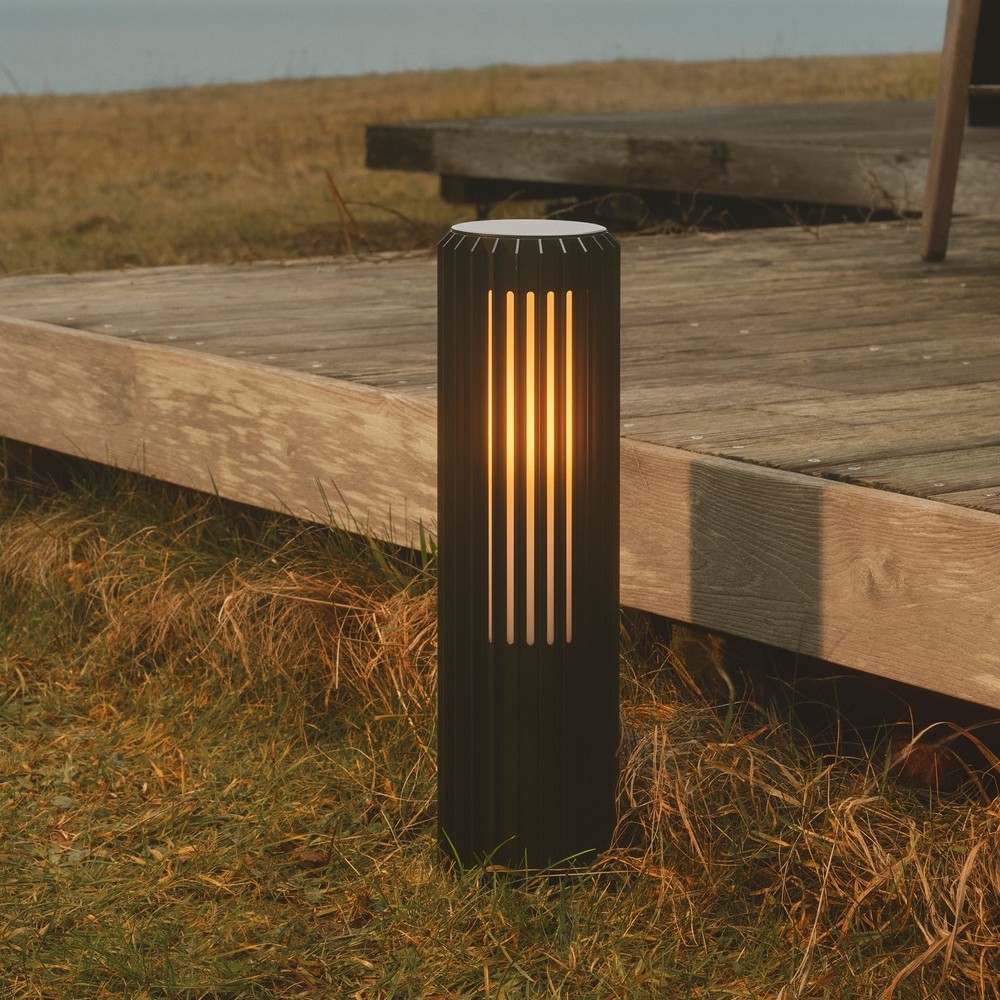 Nordlux Aludra 45 N - lampe de jardin - Ø 12,4 x 45,4 cm - IP44 - noir