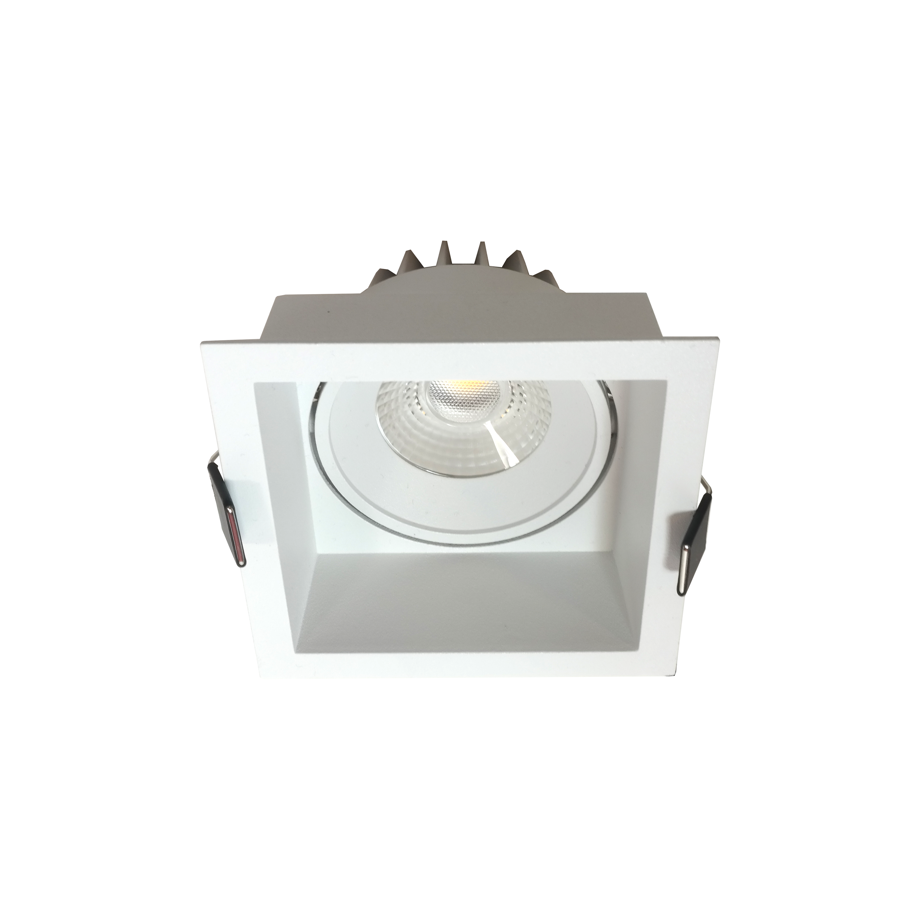Artdelight Vibs - spot encastré - mm, Ø 80 mm encastré - 10W LED dimmable inclus - IP44 - blanc