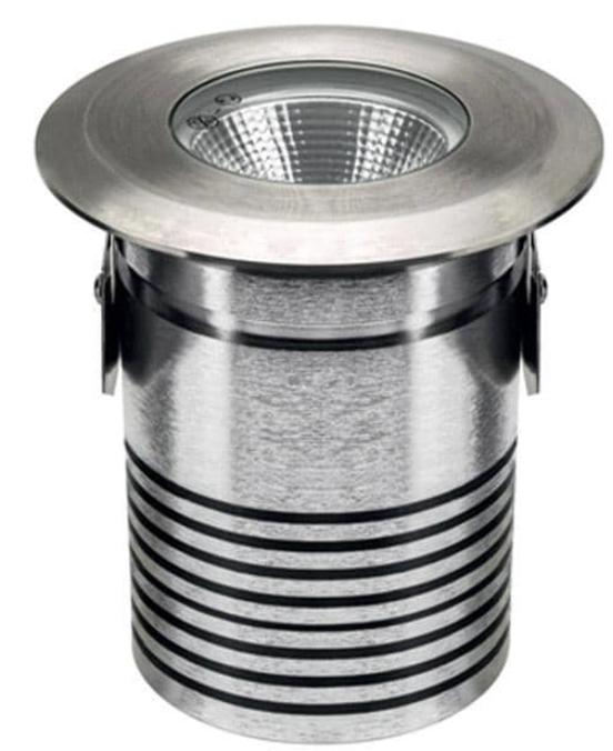 Spot intégral pathlux uplight pour l"extérieur - Ø 88 mm, 88 mm encastré - 4,5W inclus - IP67 - métal