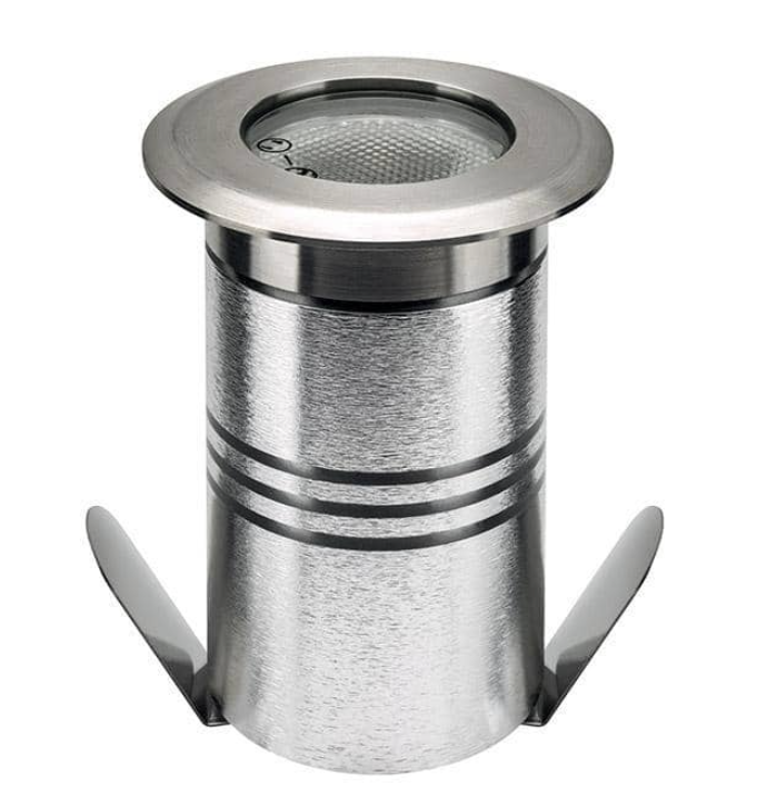 Spot intégral pathlux uplight pour l"extérieur - Ø 63 mm, 63 mm encastré - 2W inclus - IP67 - métal