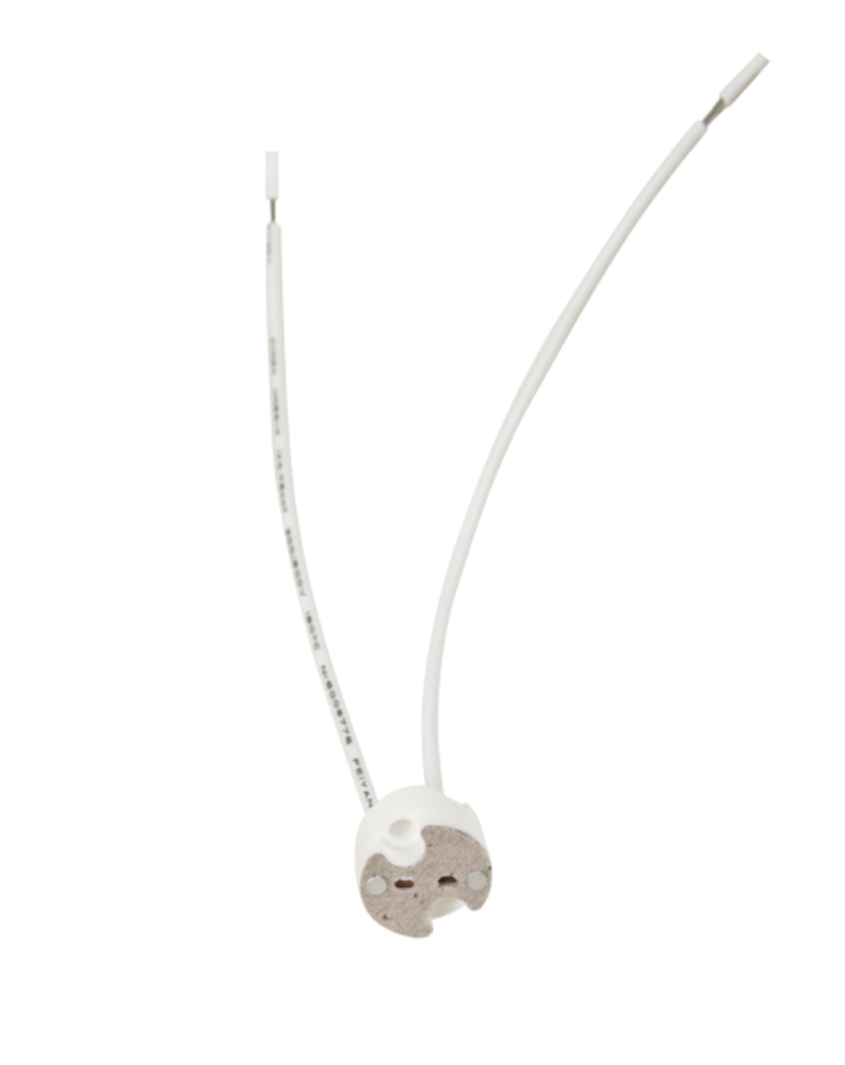 Elmark 12V Fitting - GU5.3 / G4 / GY6.35 douille de lampe - 1.1 x 1.6 cm - céramique