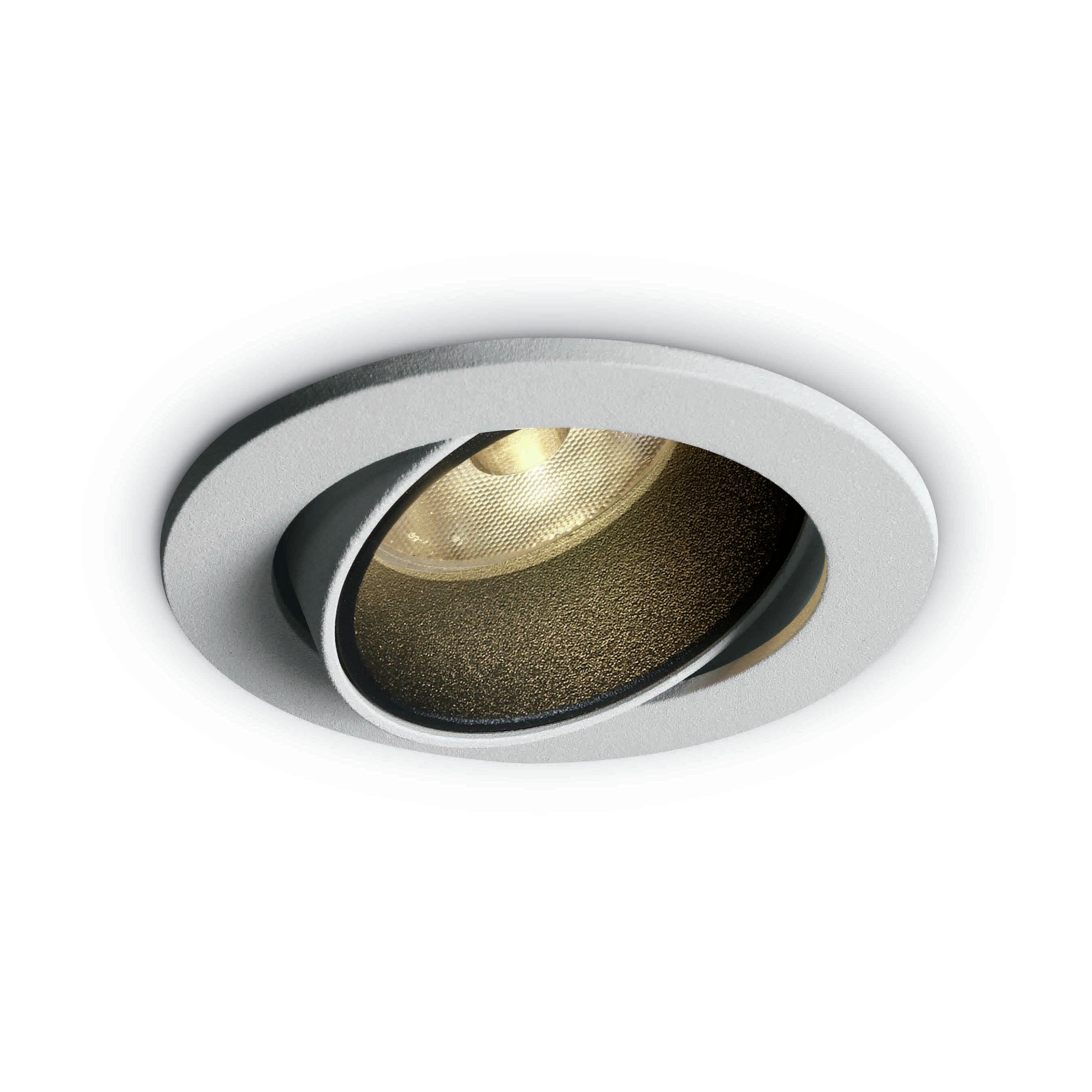 ONE Light Anneaux interchangeables - spot encastré - Ø 85 mm, Ø 76 mm encastré - 7W LED dimmable inclus - blanc