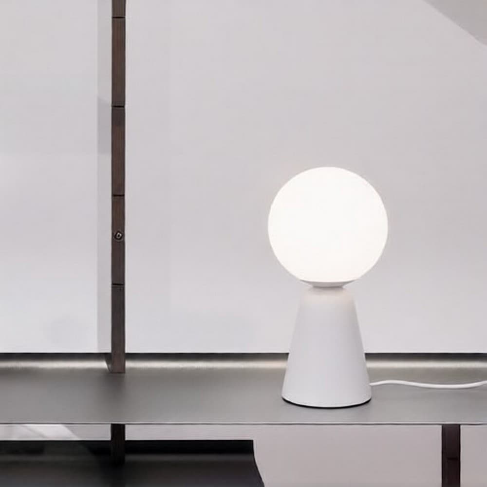 Nova Luce Zero - lampe à poser - Ø cm - blanc