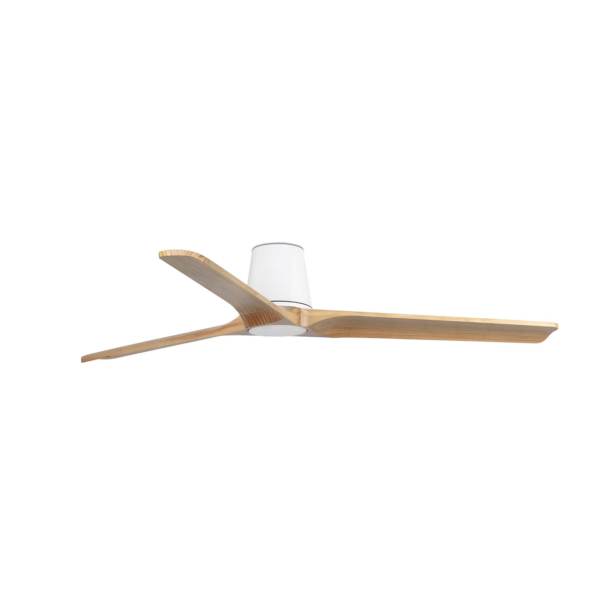Faro Heywood Tub L - ventilateur de plafond - Ø - blanc mat et pino